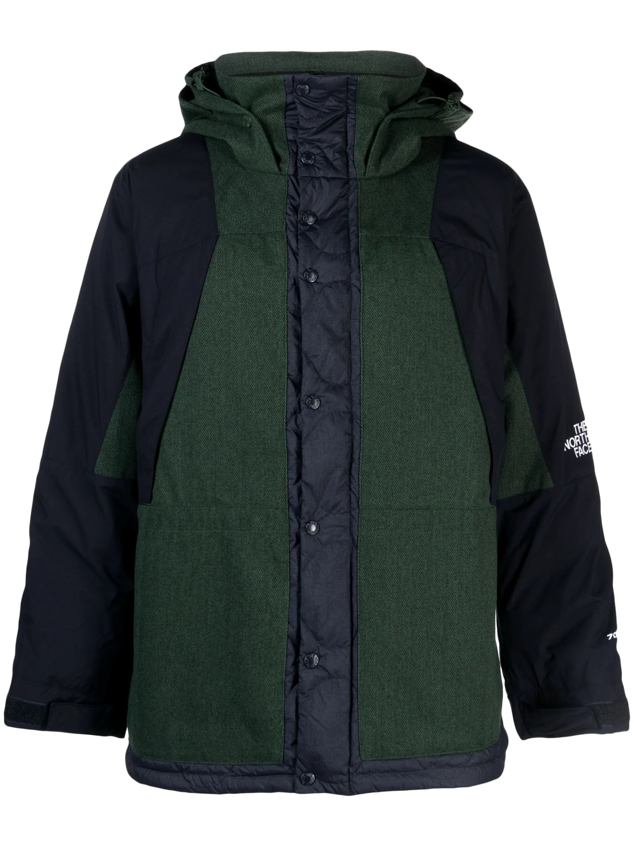 panelled down jacket
