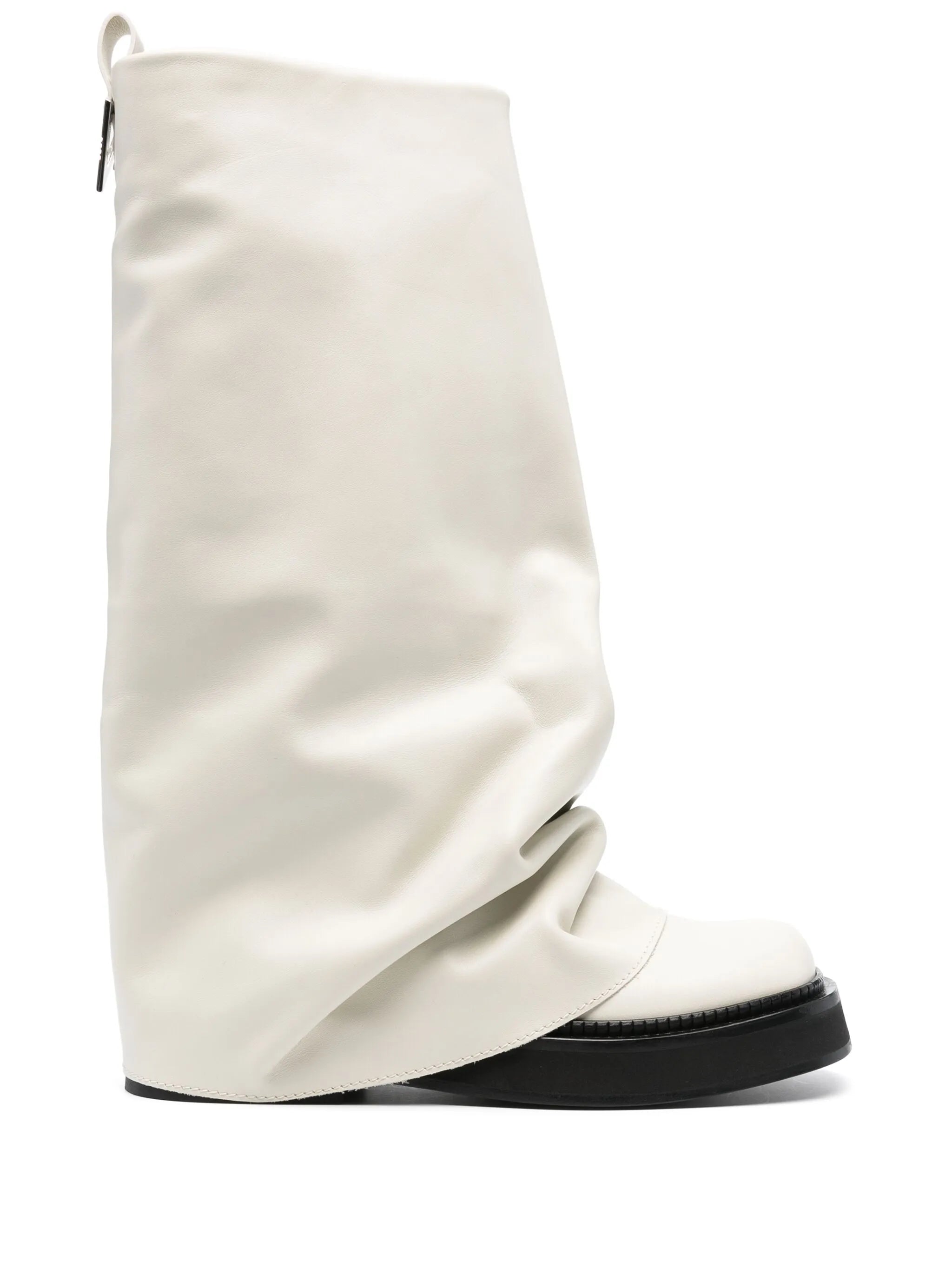 Robin layered leather boots