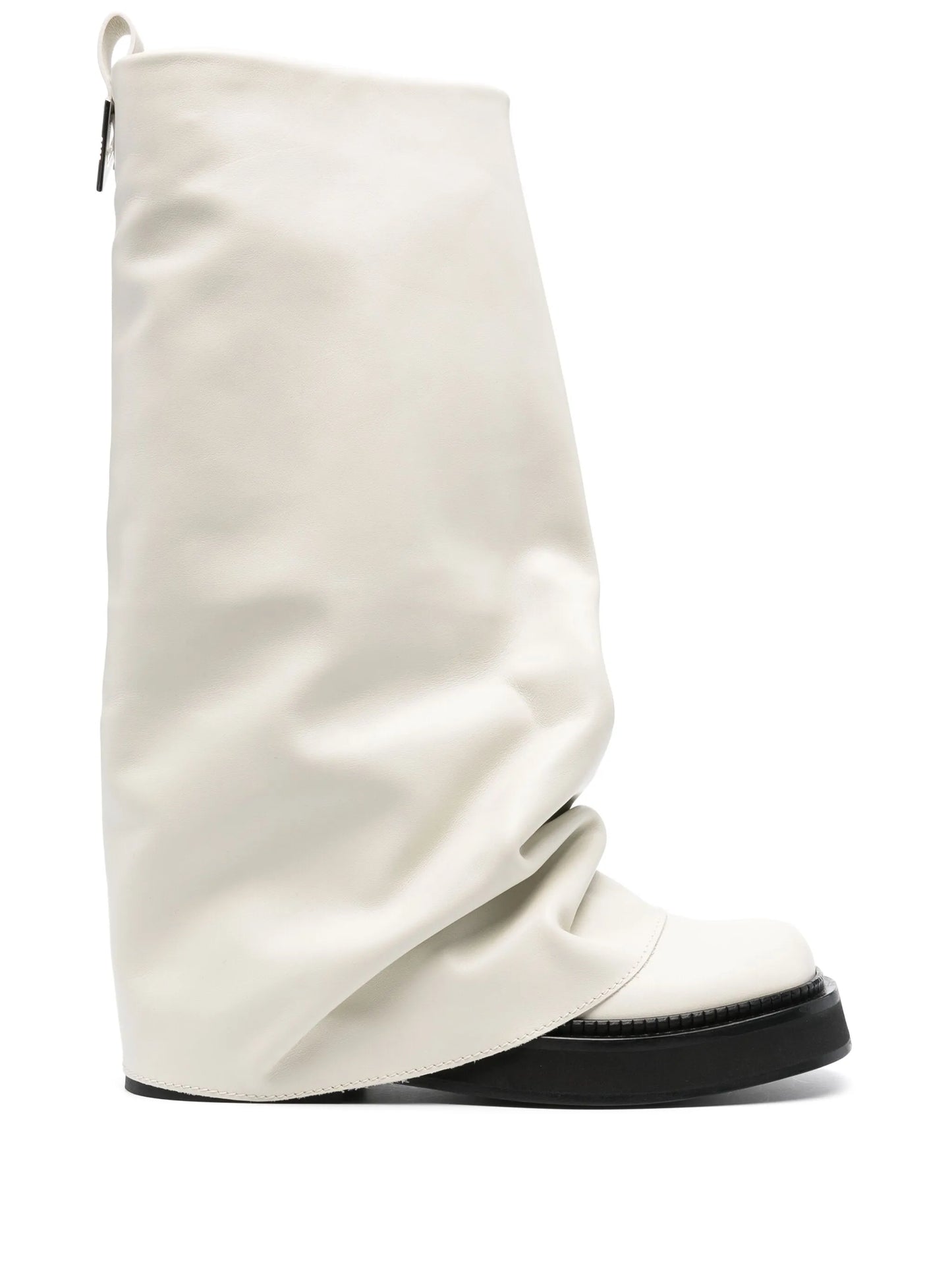 Robin layered leather boots