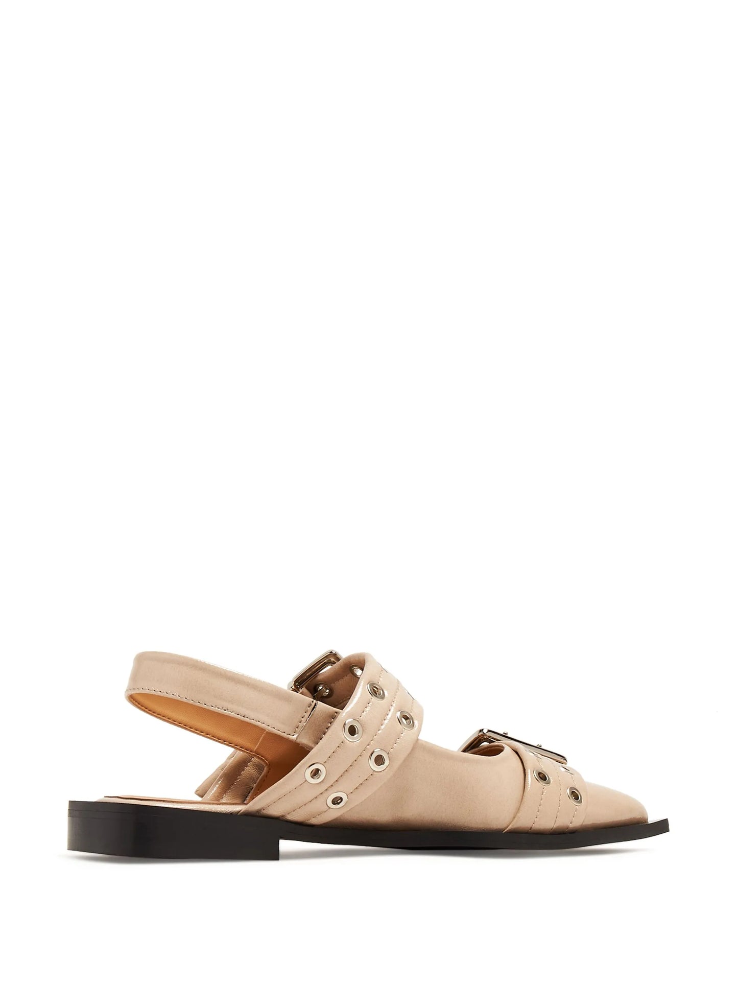 slingback leather ballerina shoes