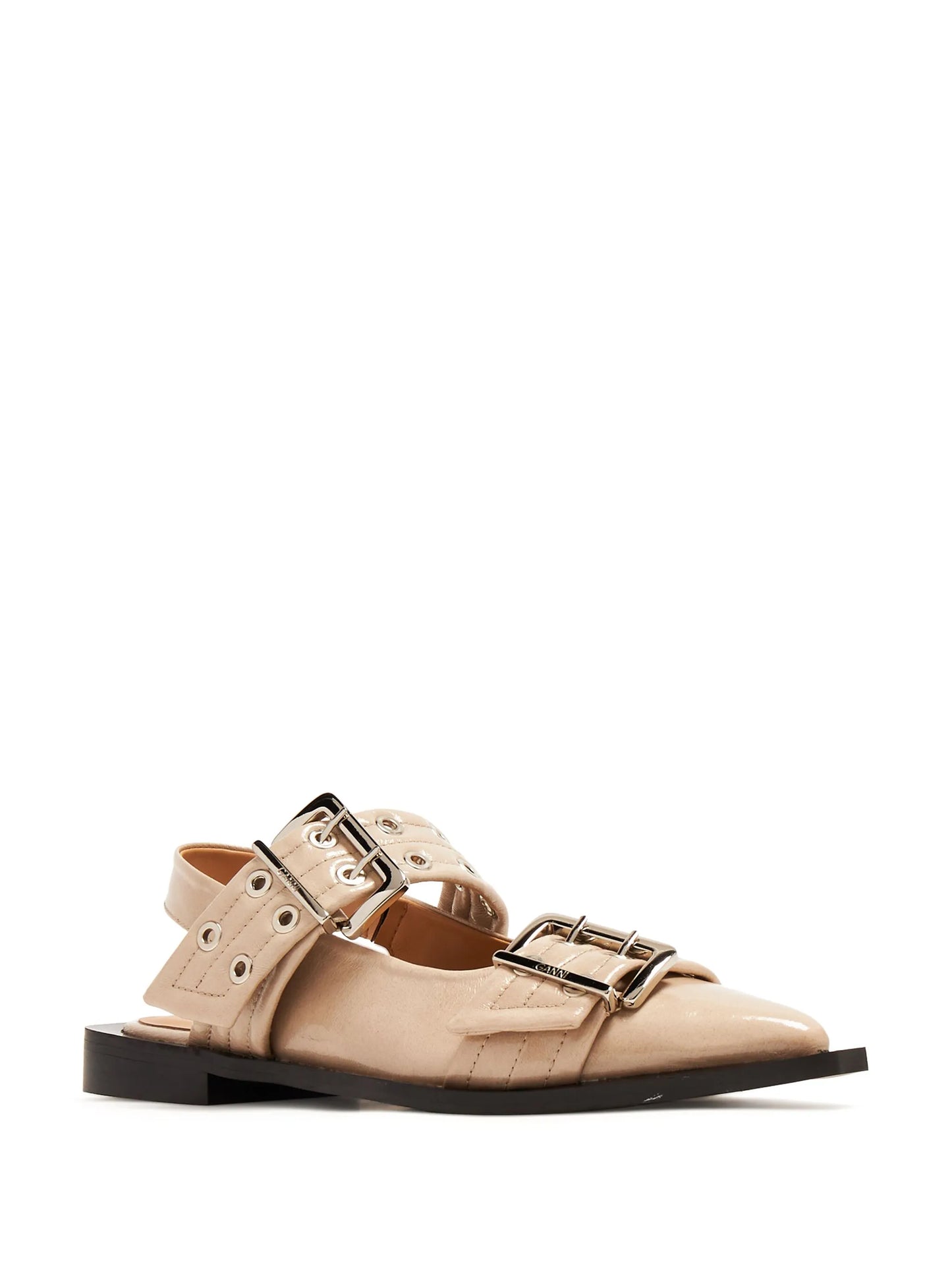 slingback leather ballerina shoes