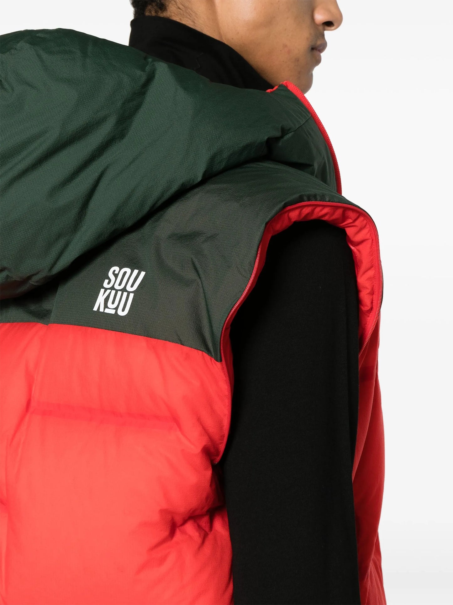 x Undercover logo-print padded jacket