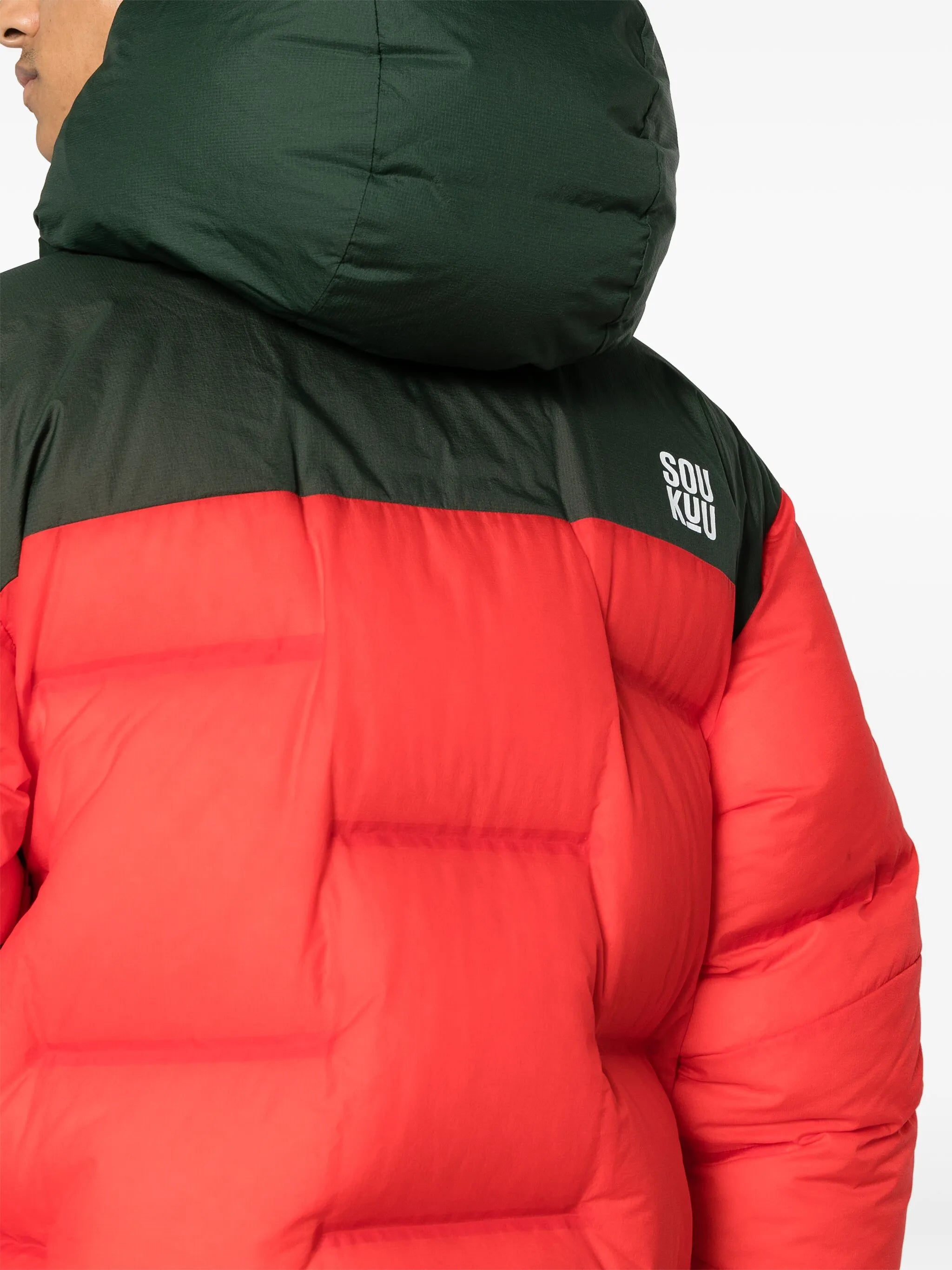 x Undercover logo-print padded jacket