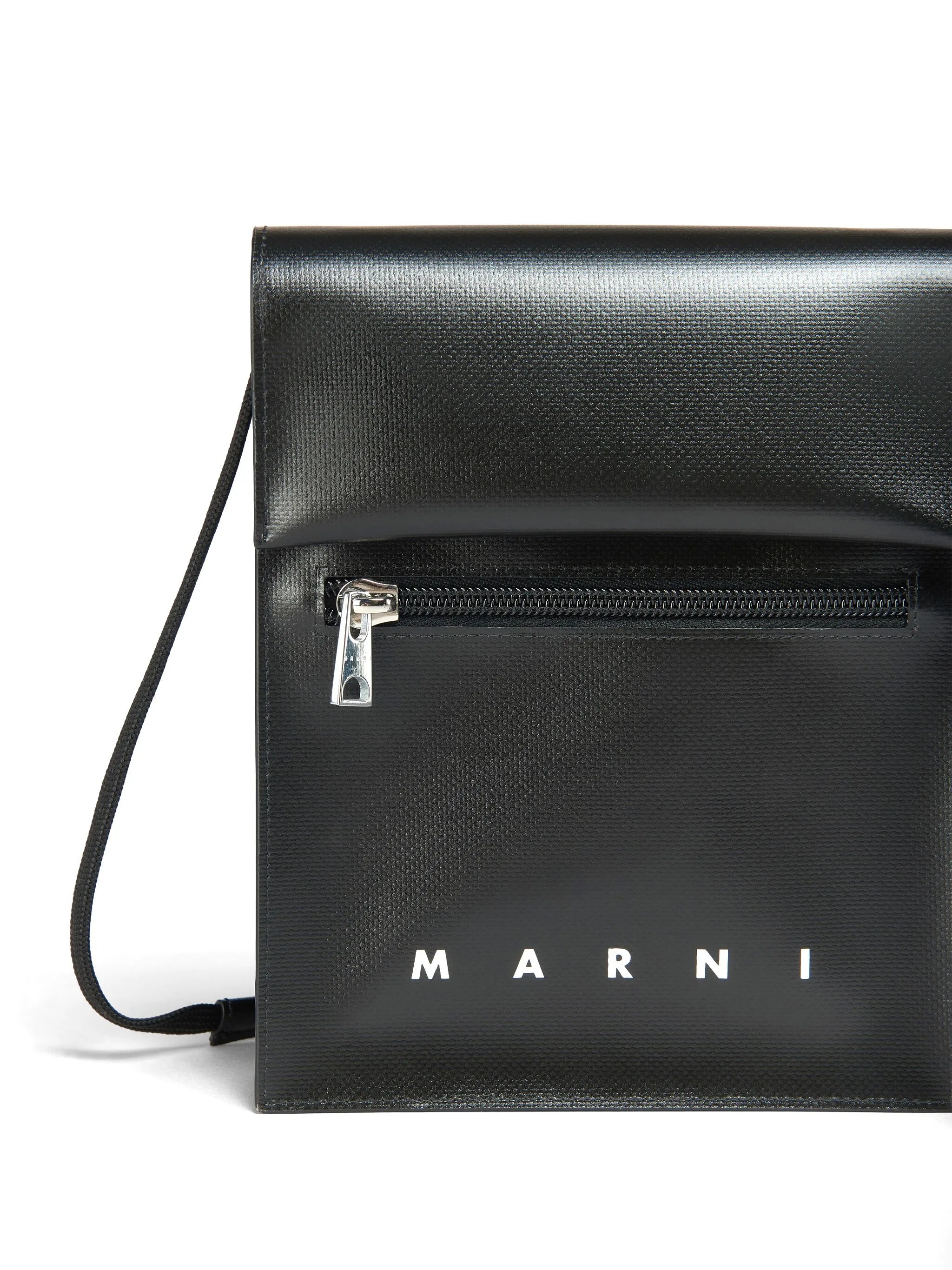 pouch with shoelace strap