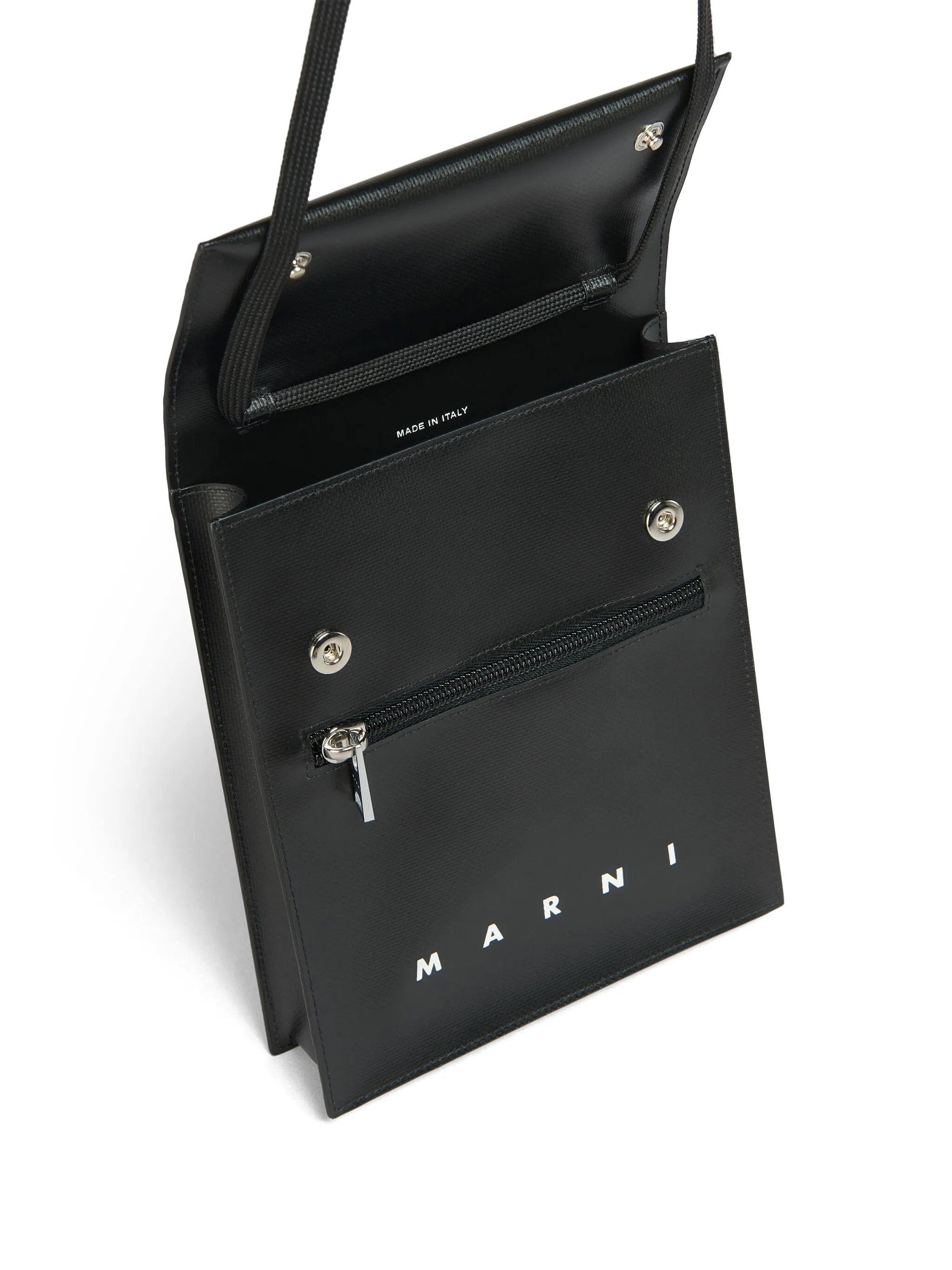 pouch with shoelace strap