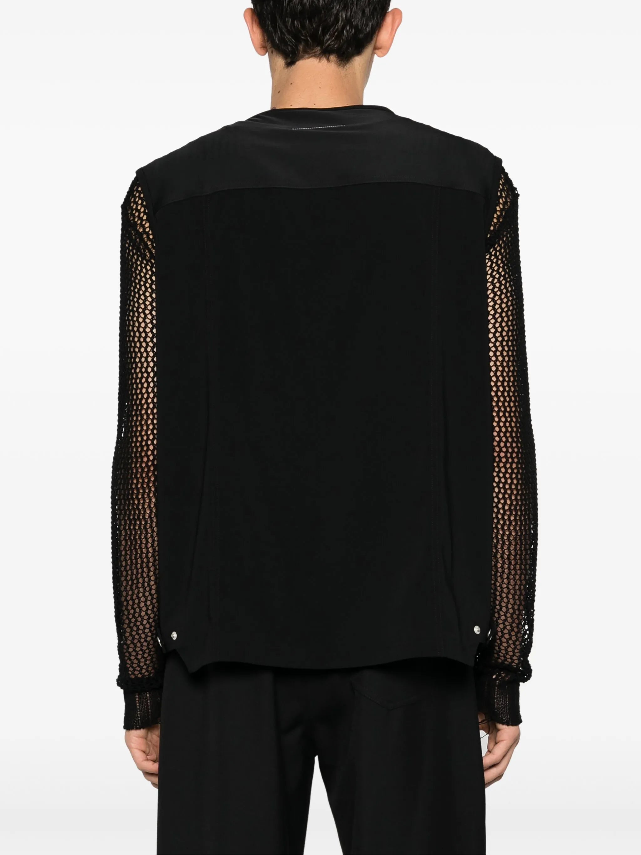 multi-pocket zip-up gilet