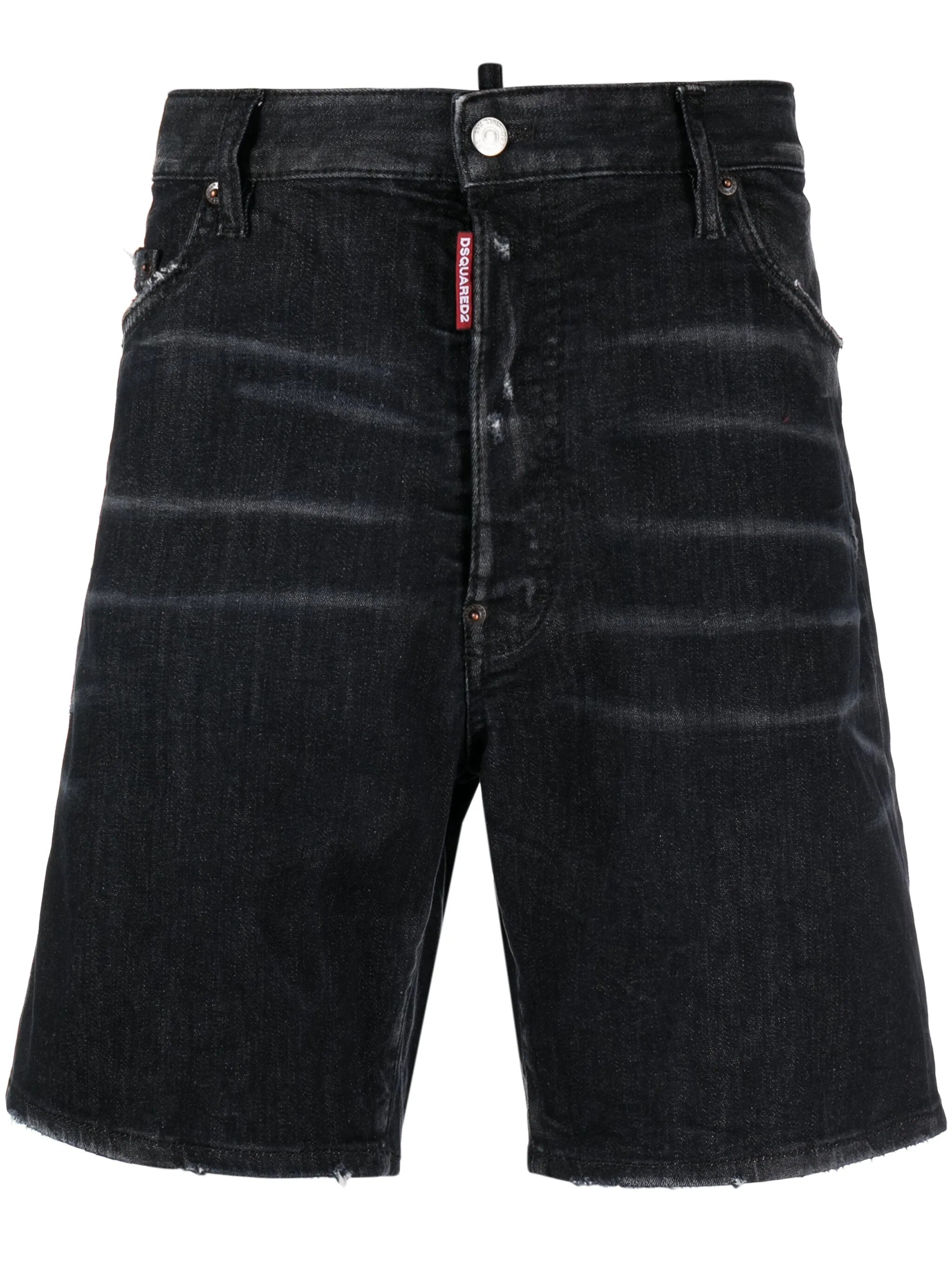 Marine denim shorts