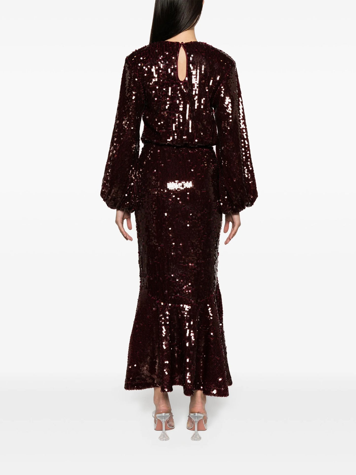 sequinned maxi dress