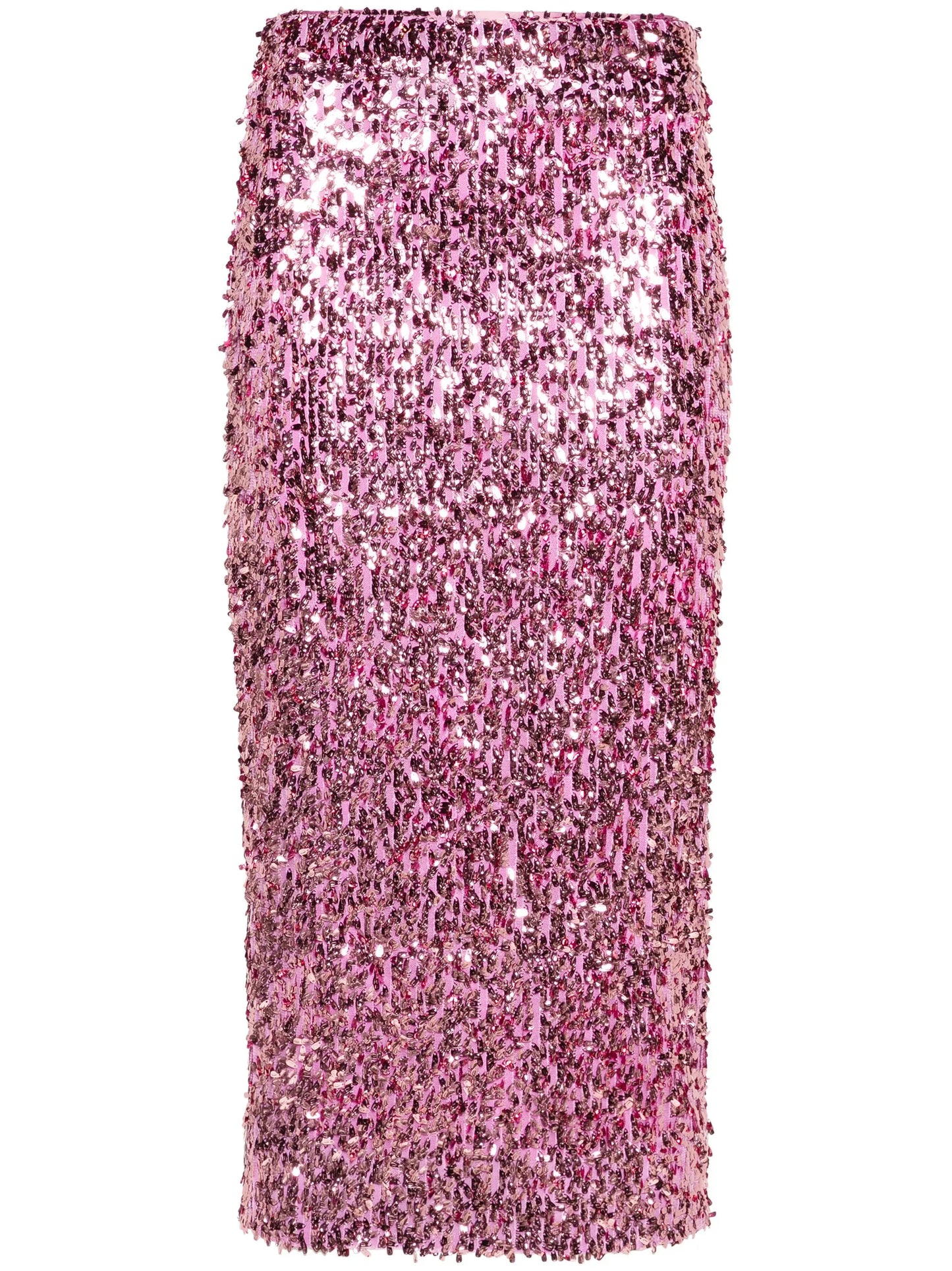 sequinned midi skirt
