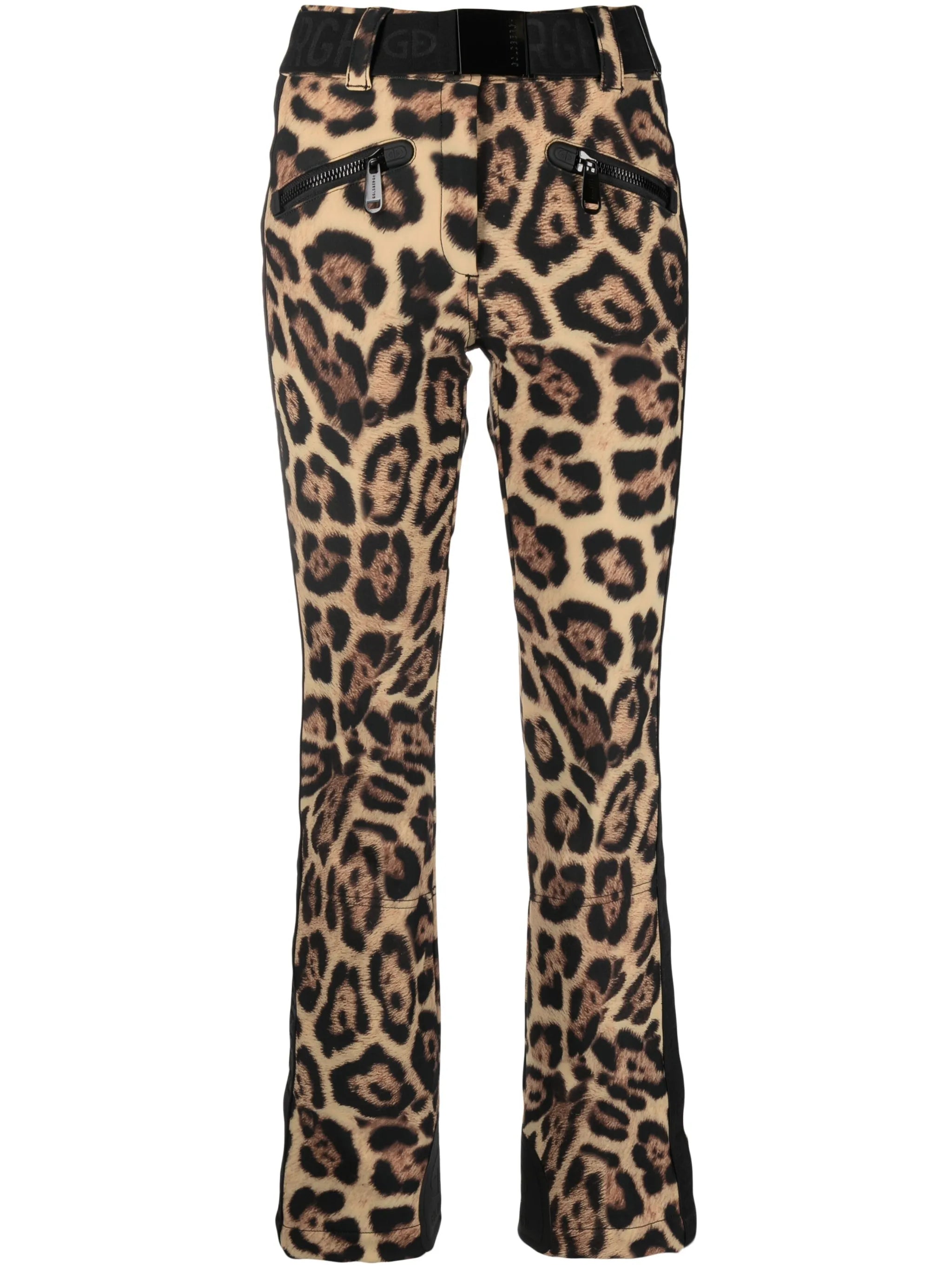 Jaguar-print ski bottom