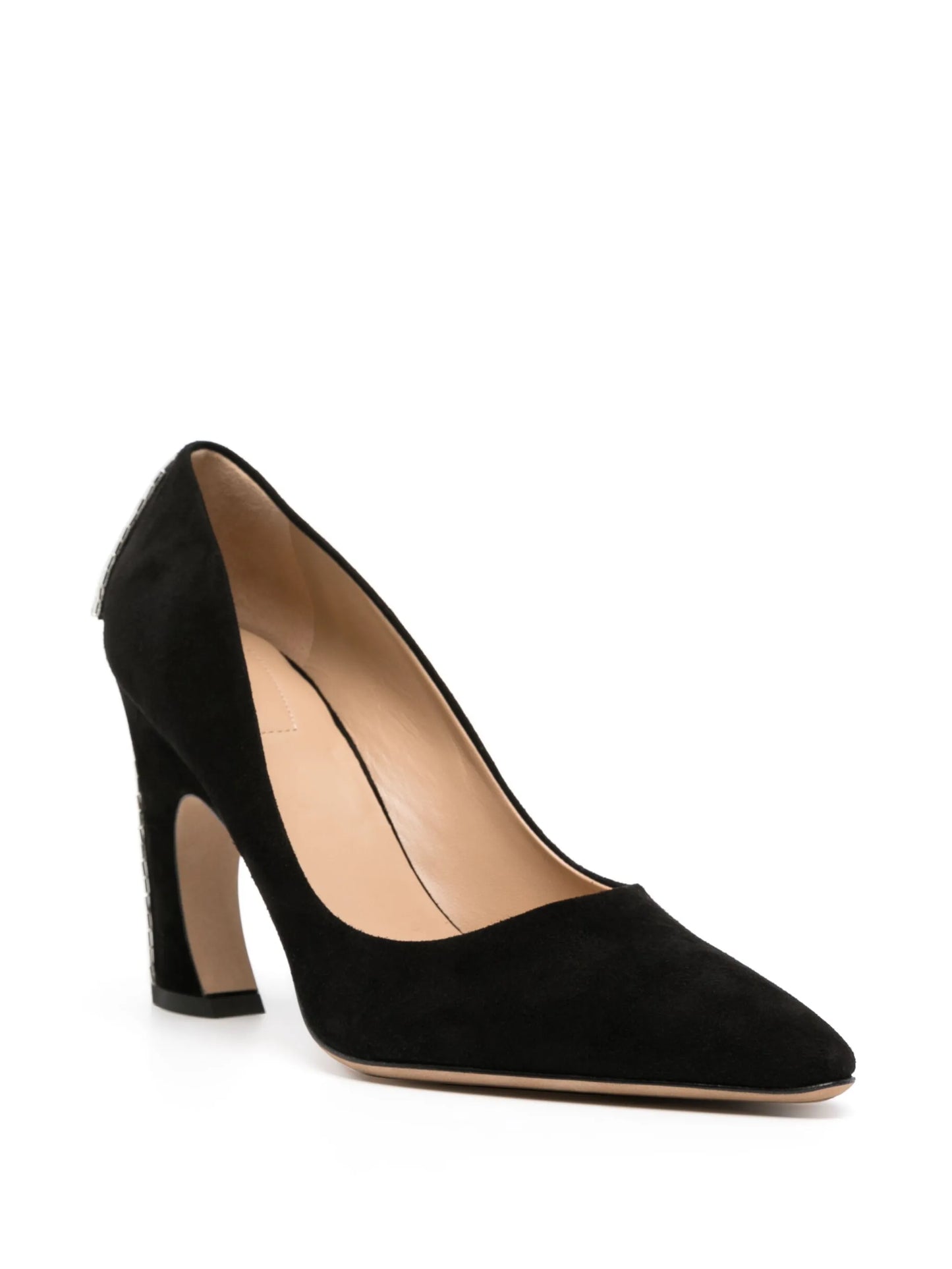 Oli 100mm suede pumps