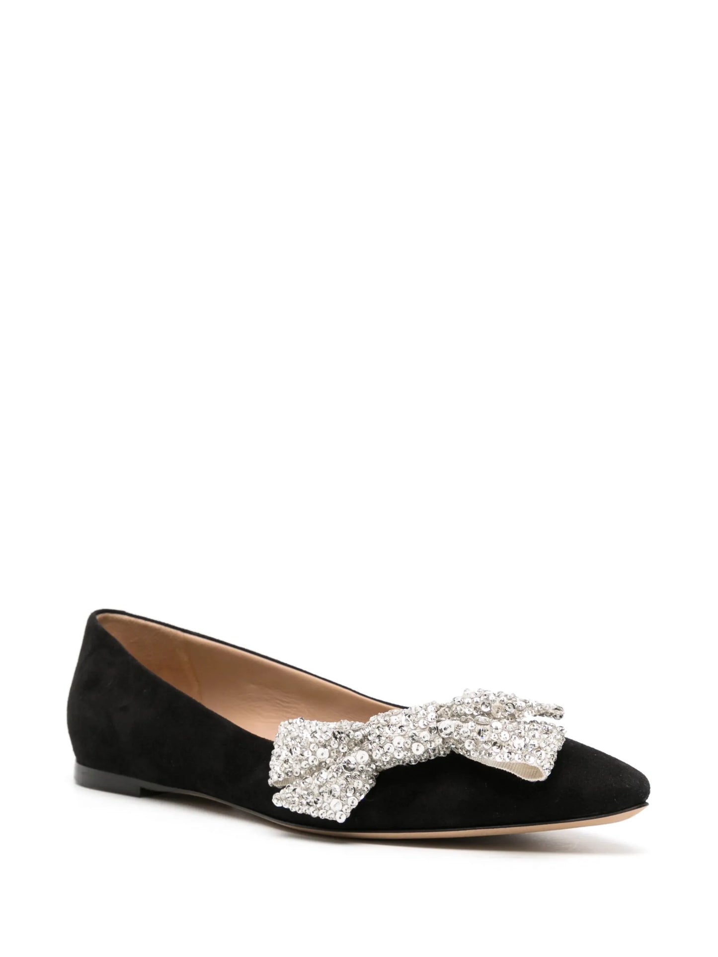 Thea suede ballerina shoes