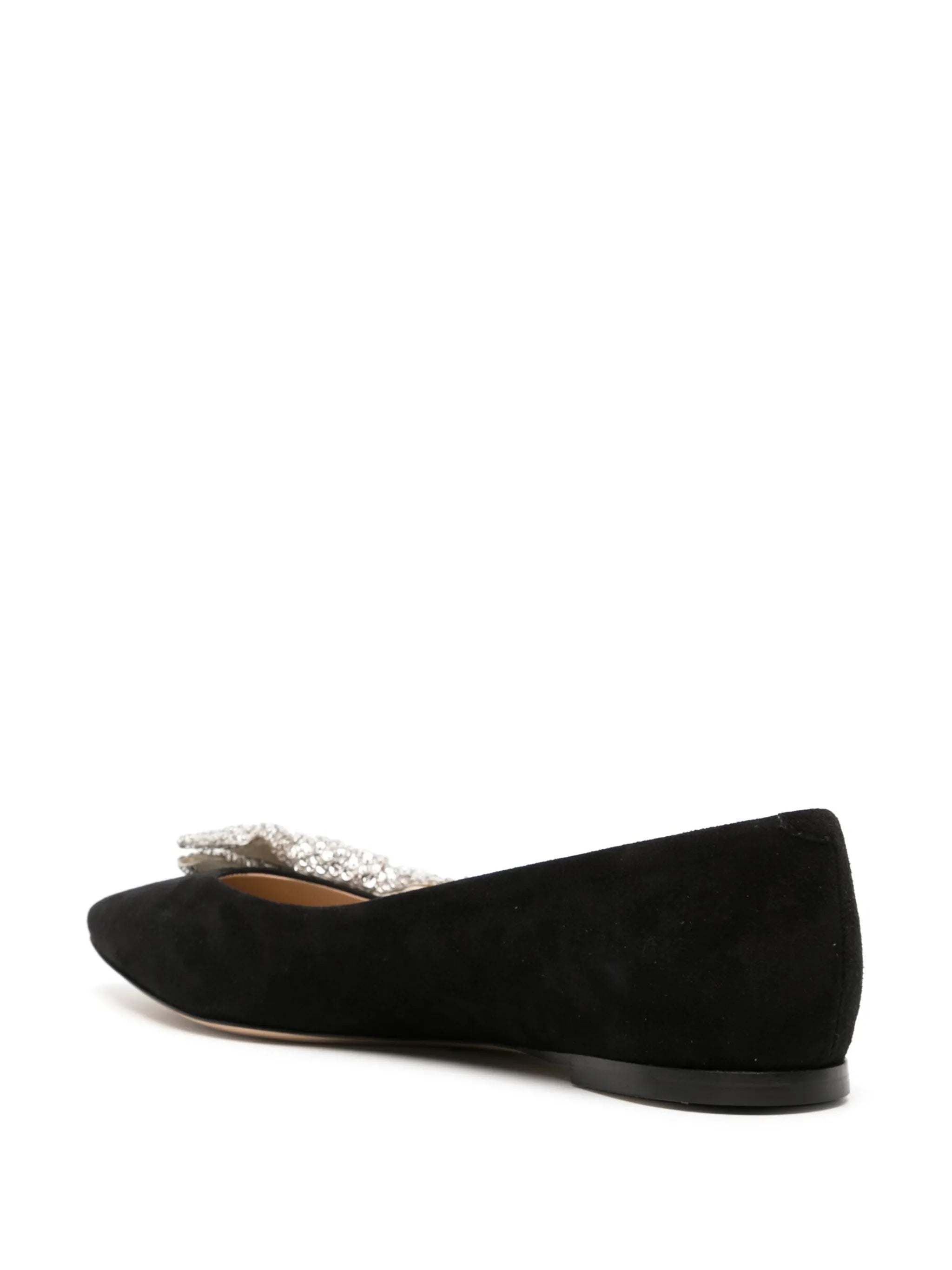 Thea suede ballerina shoes