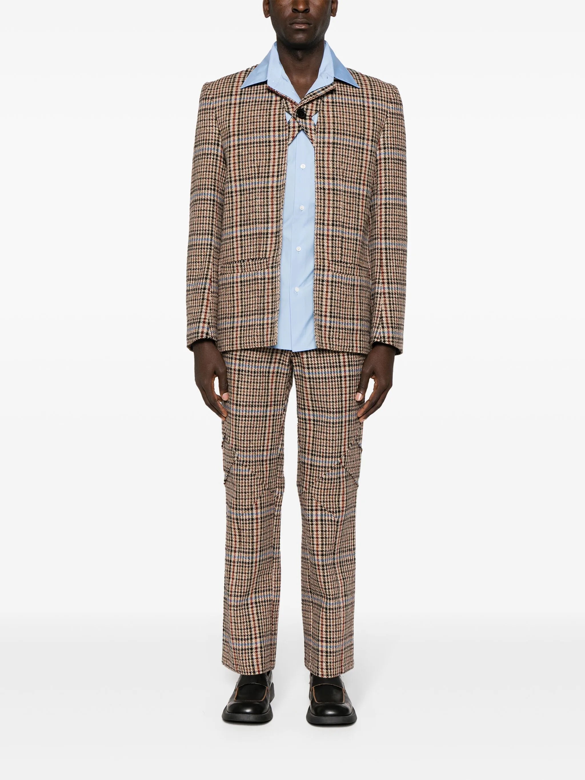 Jukebox mid-rise straight-leg trousers
