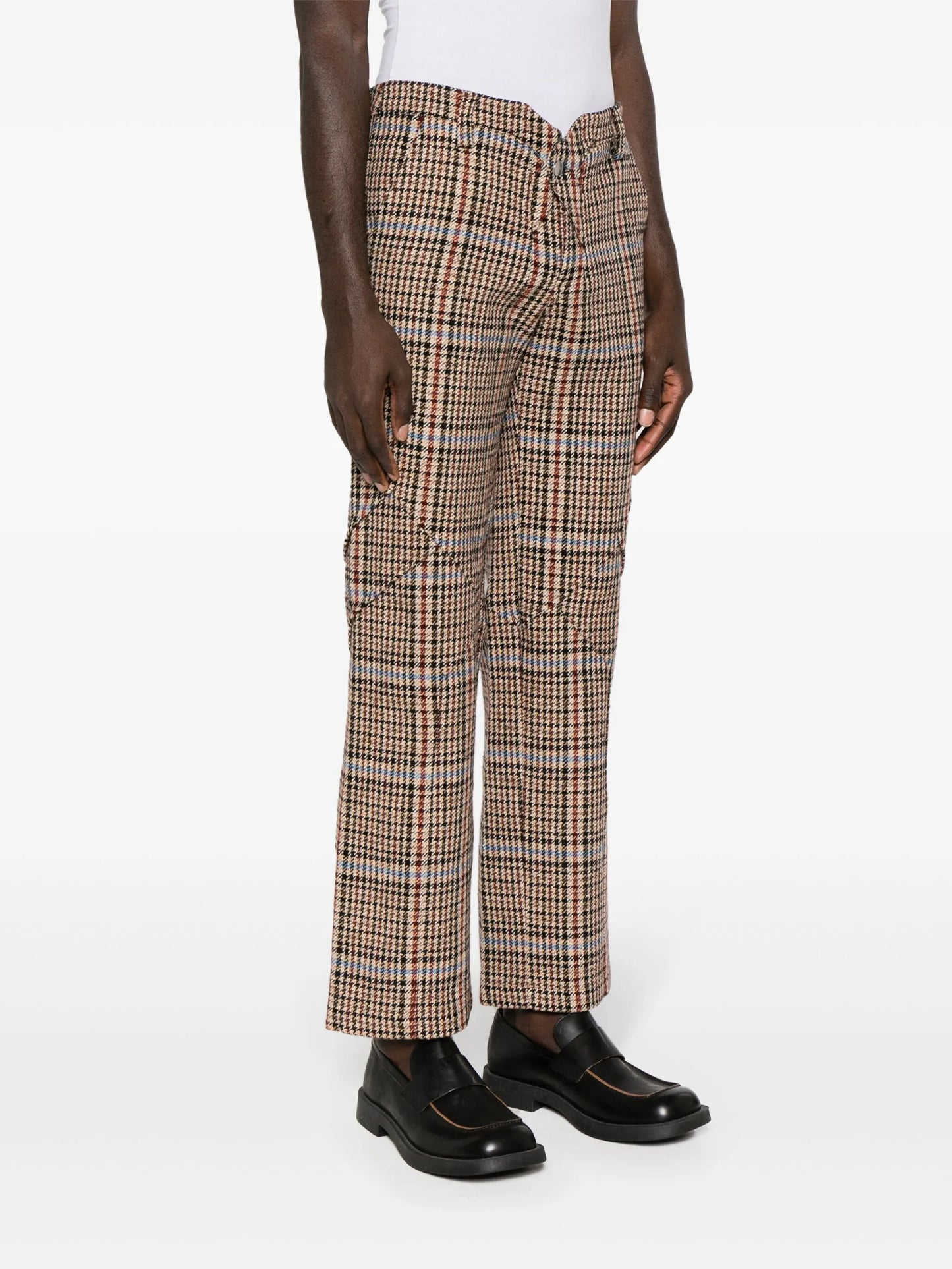 Jukebox mid-rise straight-leg trousers