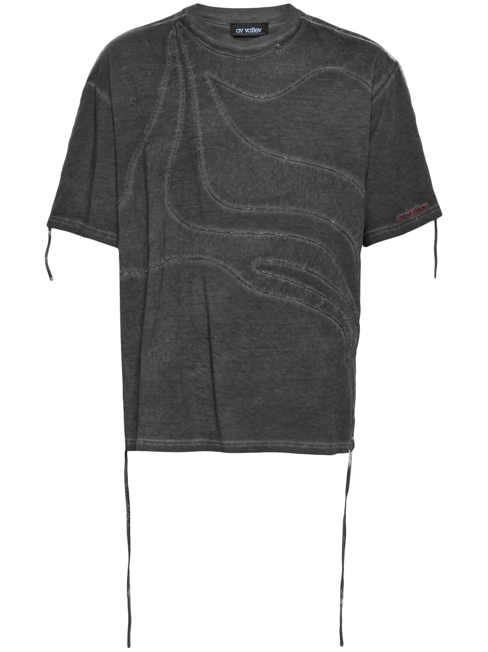 drop-shoulder cotton T-shirt