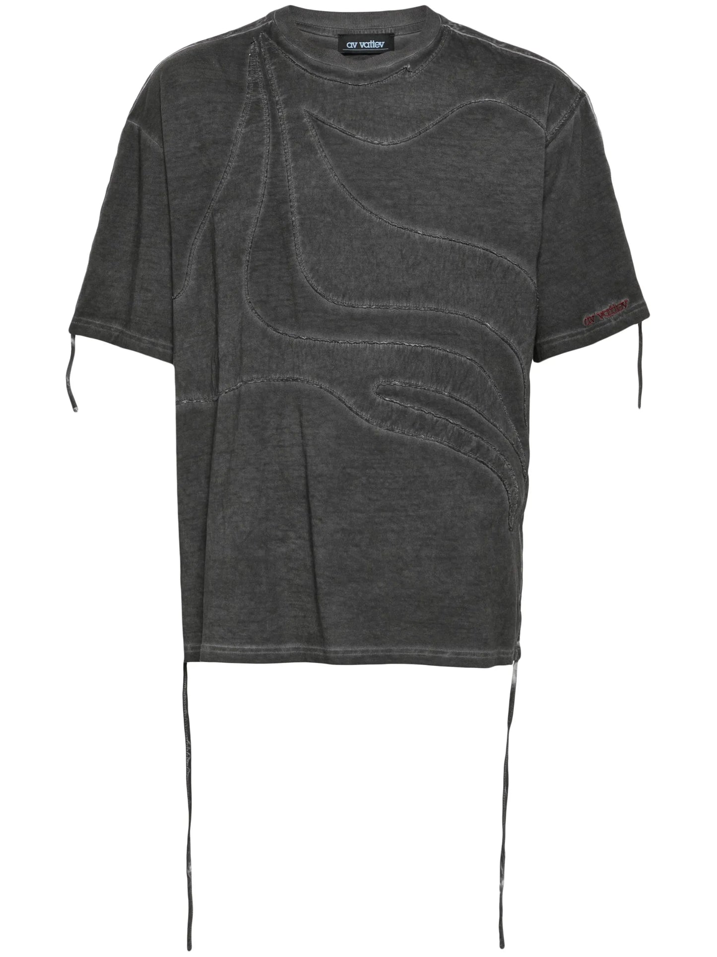 drop-shoulder cotton T-shirt