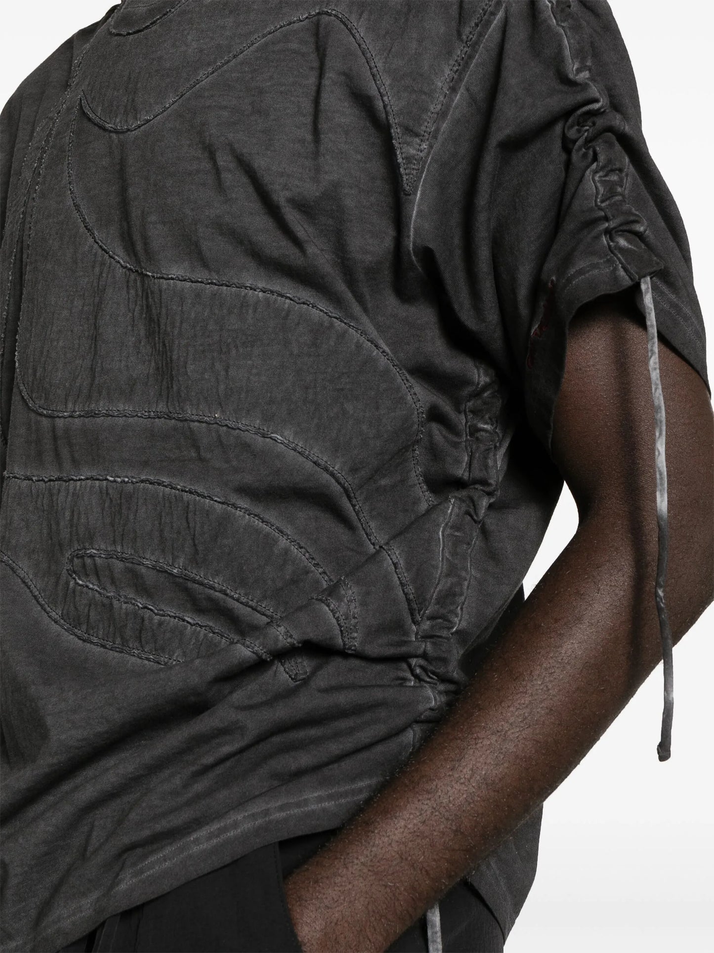 drop-shoulder cotton T-shirt