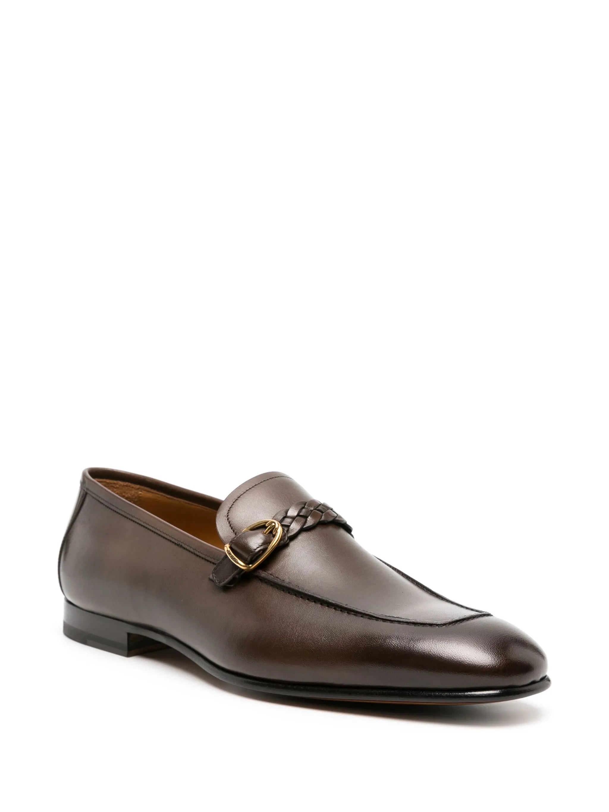 Martin leather loafers