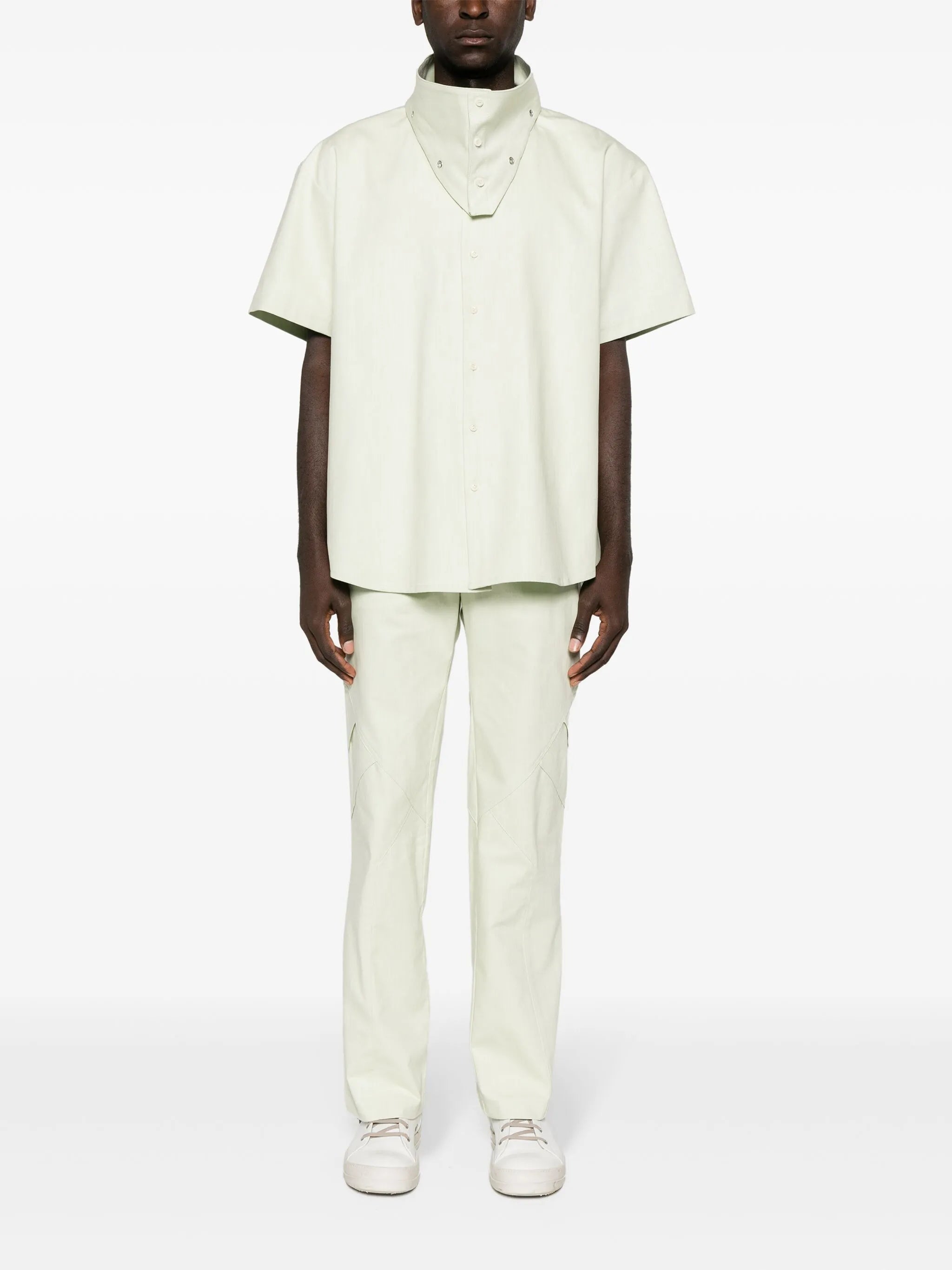 Jukebox mid-rise straight-leg trousers