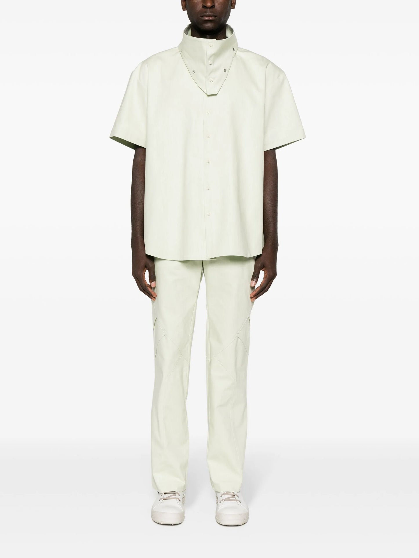 Jukebox mid-rise straight-leg trousers