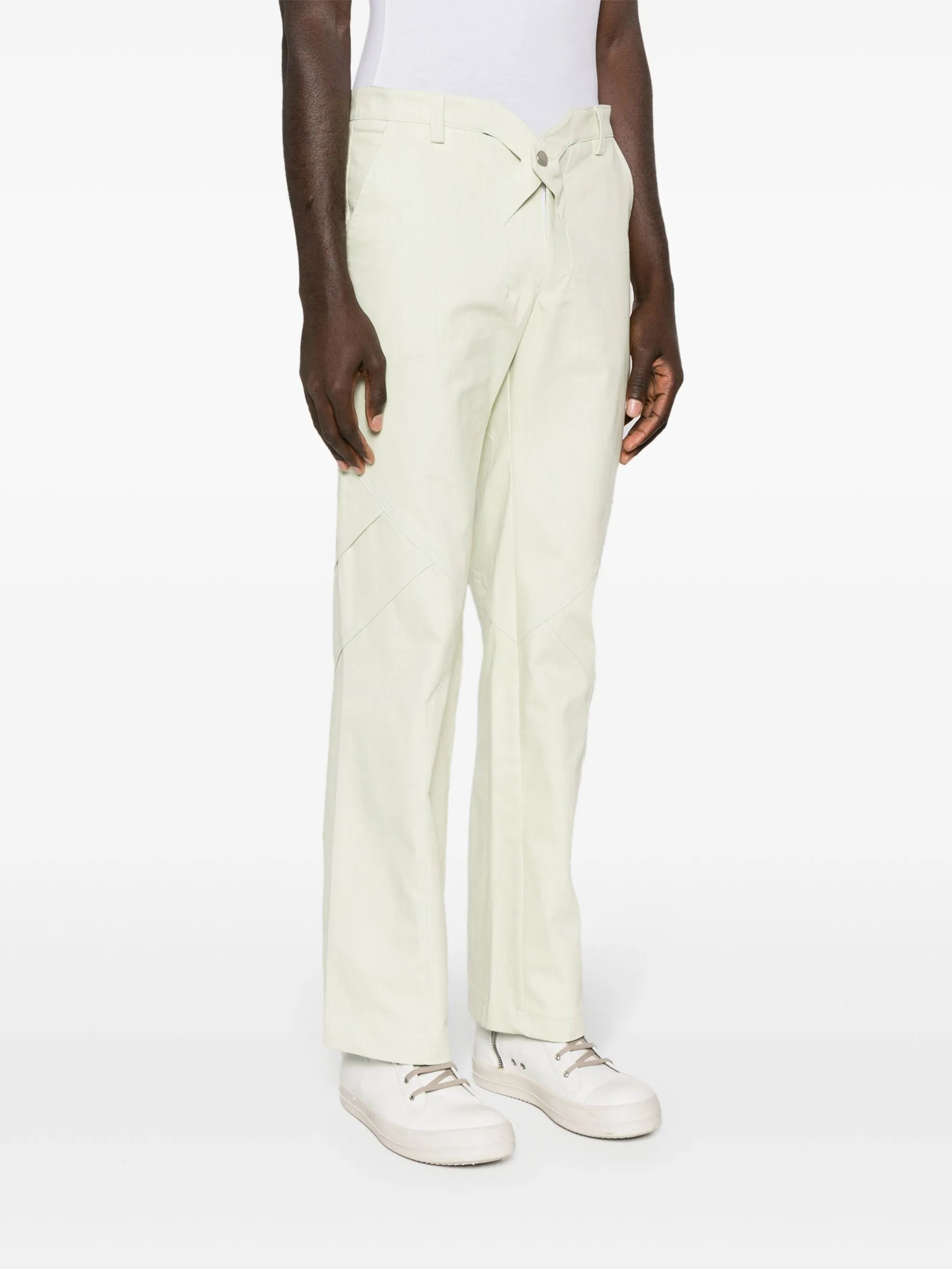 Jukebox mid-rise straight-leg trousers