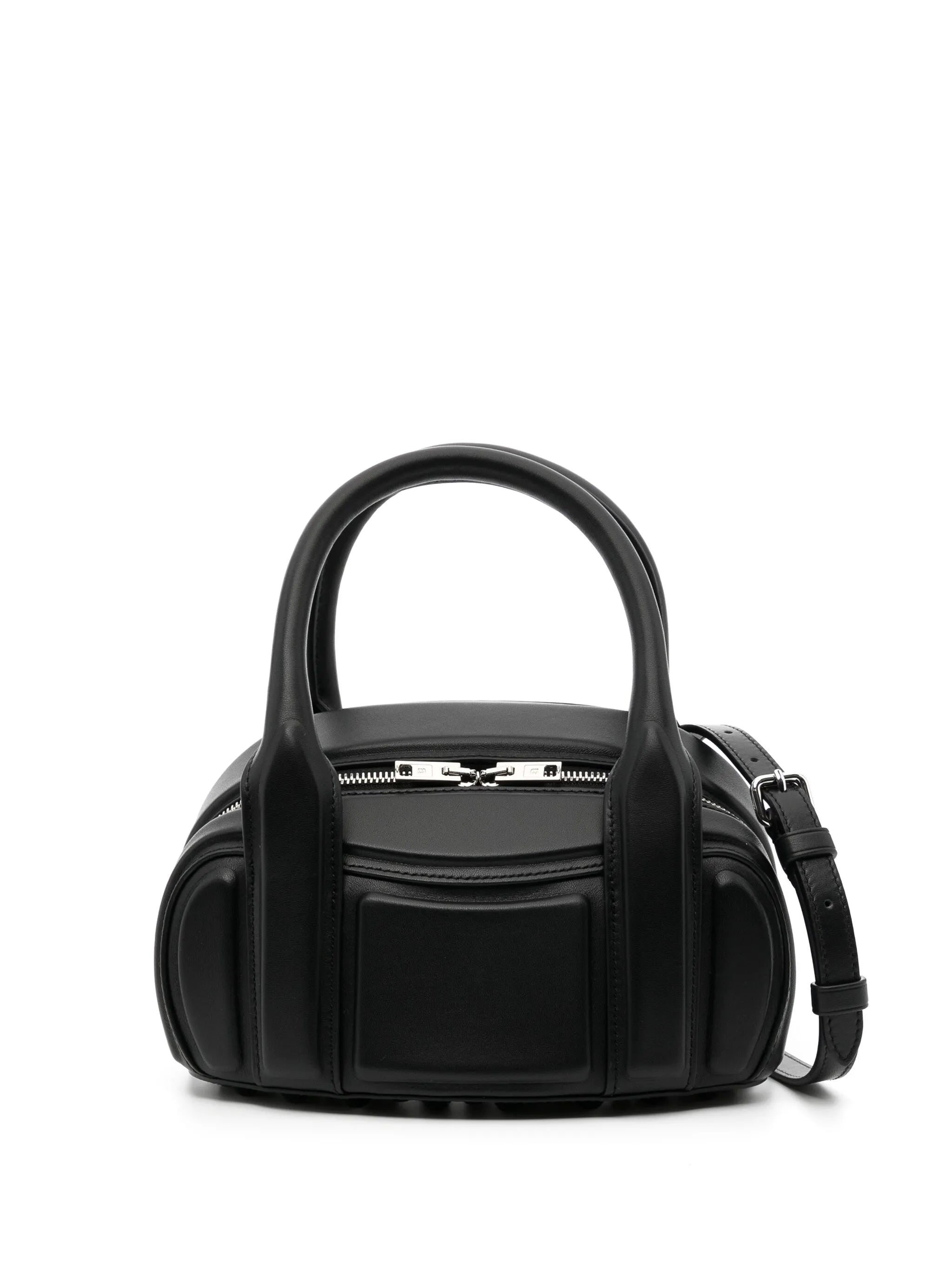 small Roc panelled leather bag