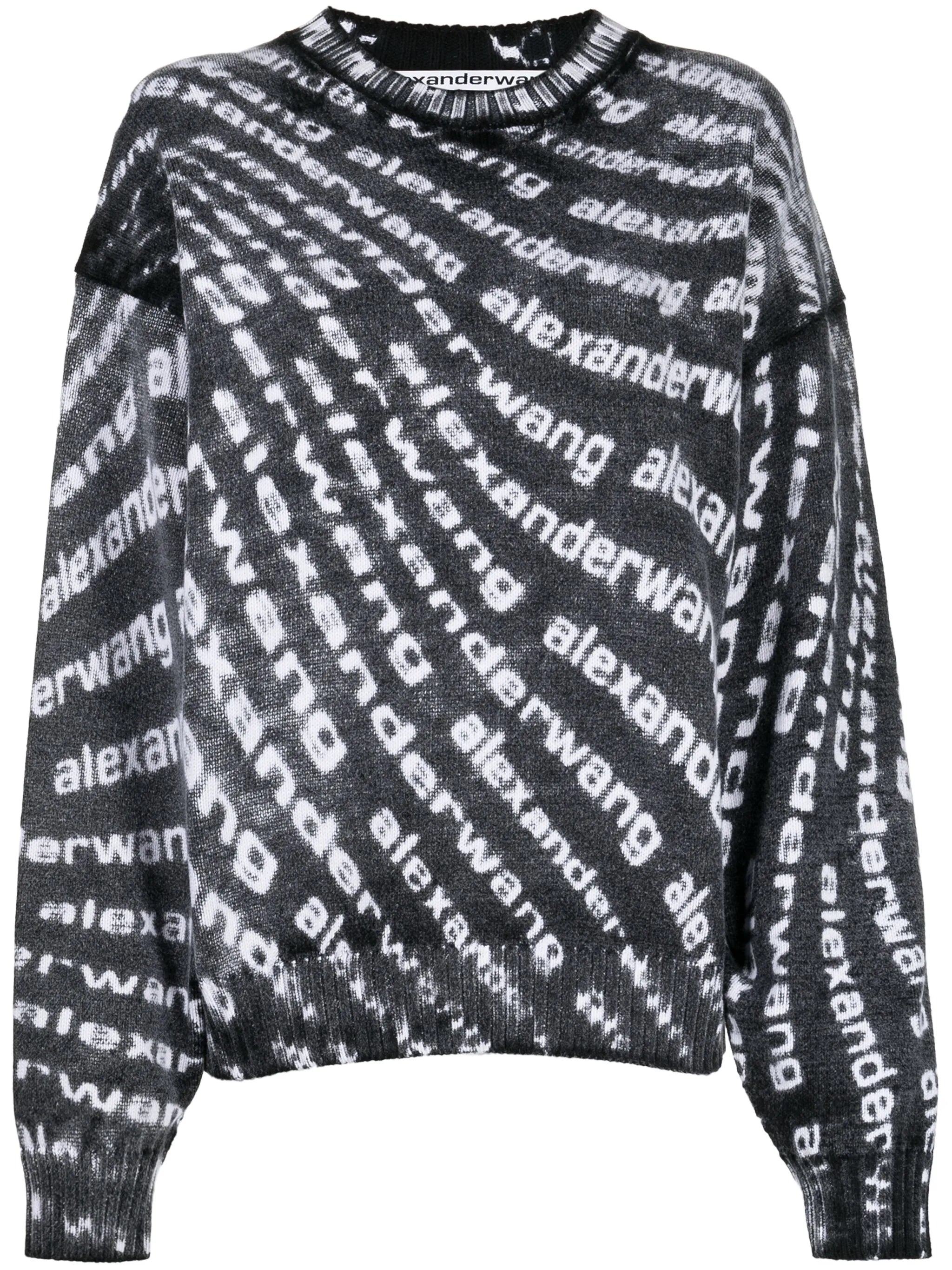 logo-print long-sleeve jumper