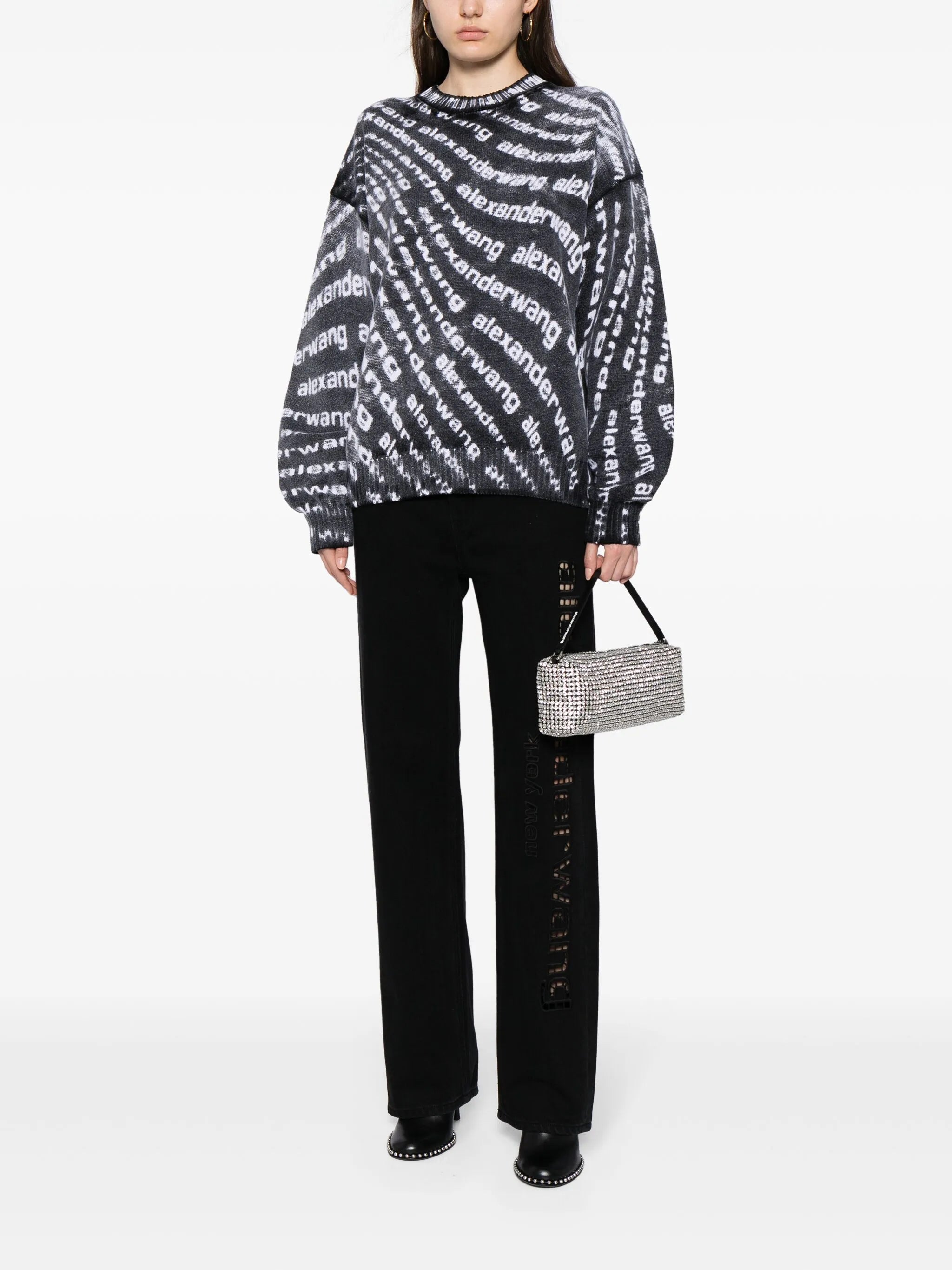 logo-print long-sleeve jumper