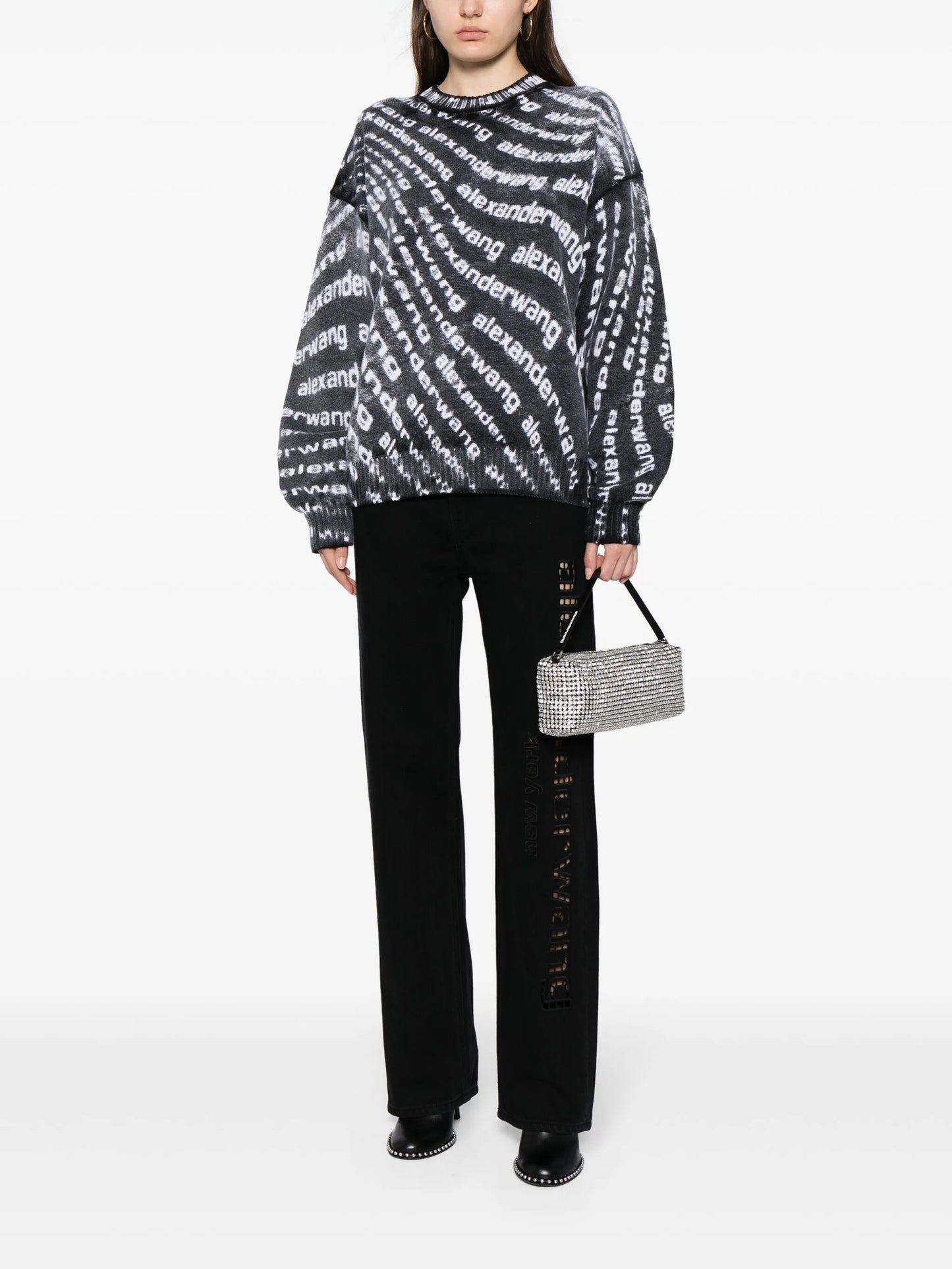 logo-print long-sleeve jumper
