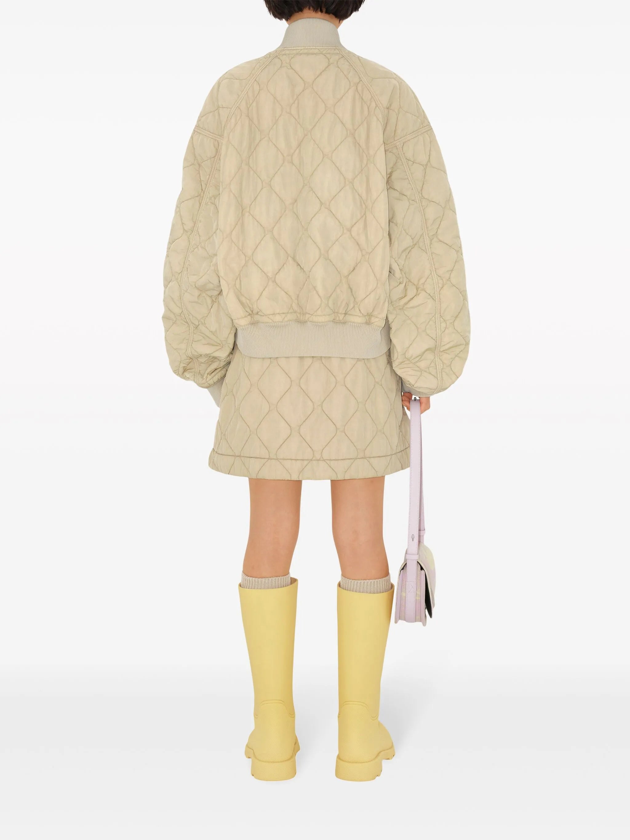 quilted bomber jacket