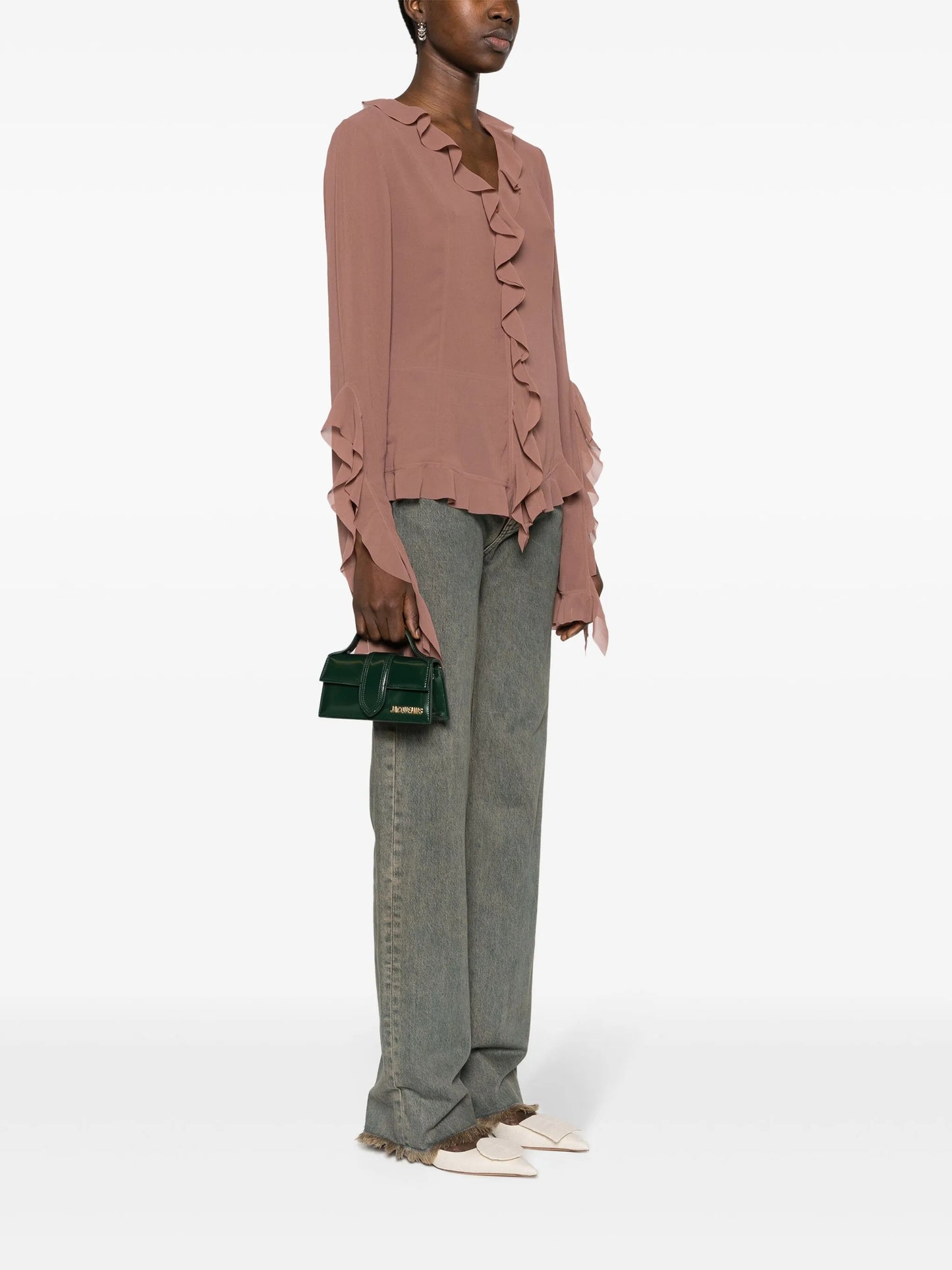 Le Bambino leather tote bag