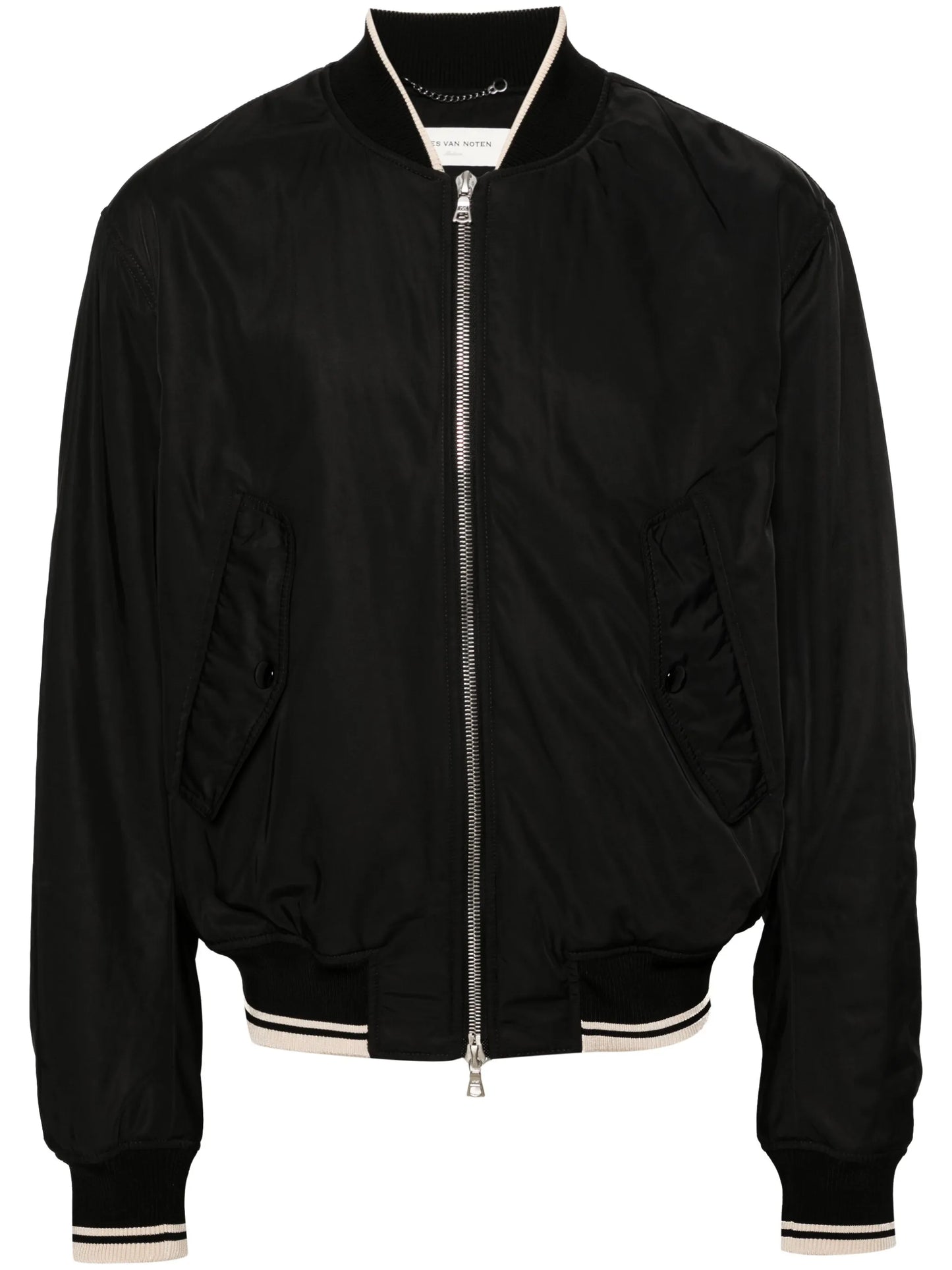 Vellow padded bomber jacket