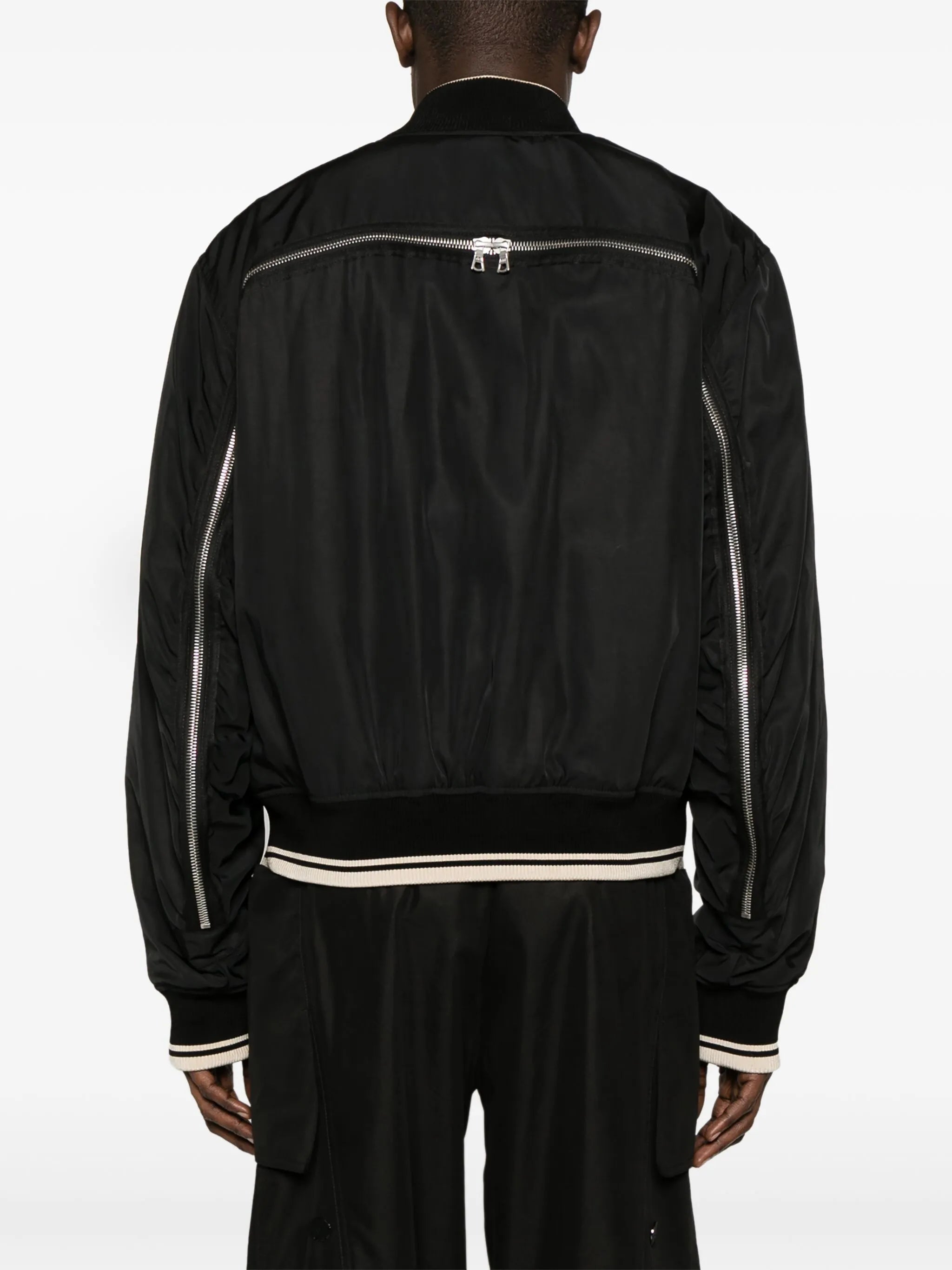Vellow padded bomber jacket