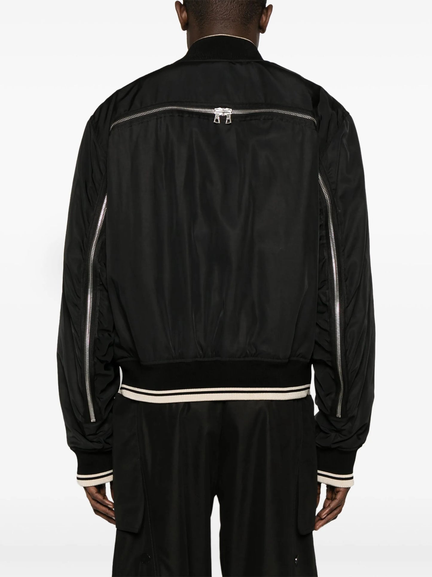 Vellow padded bomber jacket