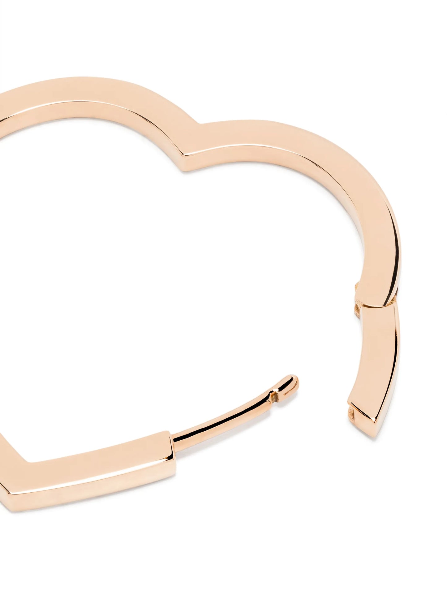 18kt Rose Gold Antifer Heart single earring