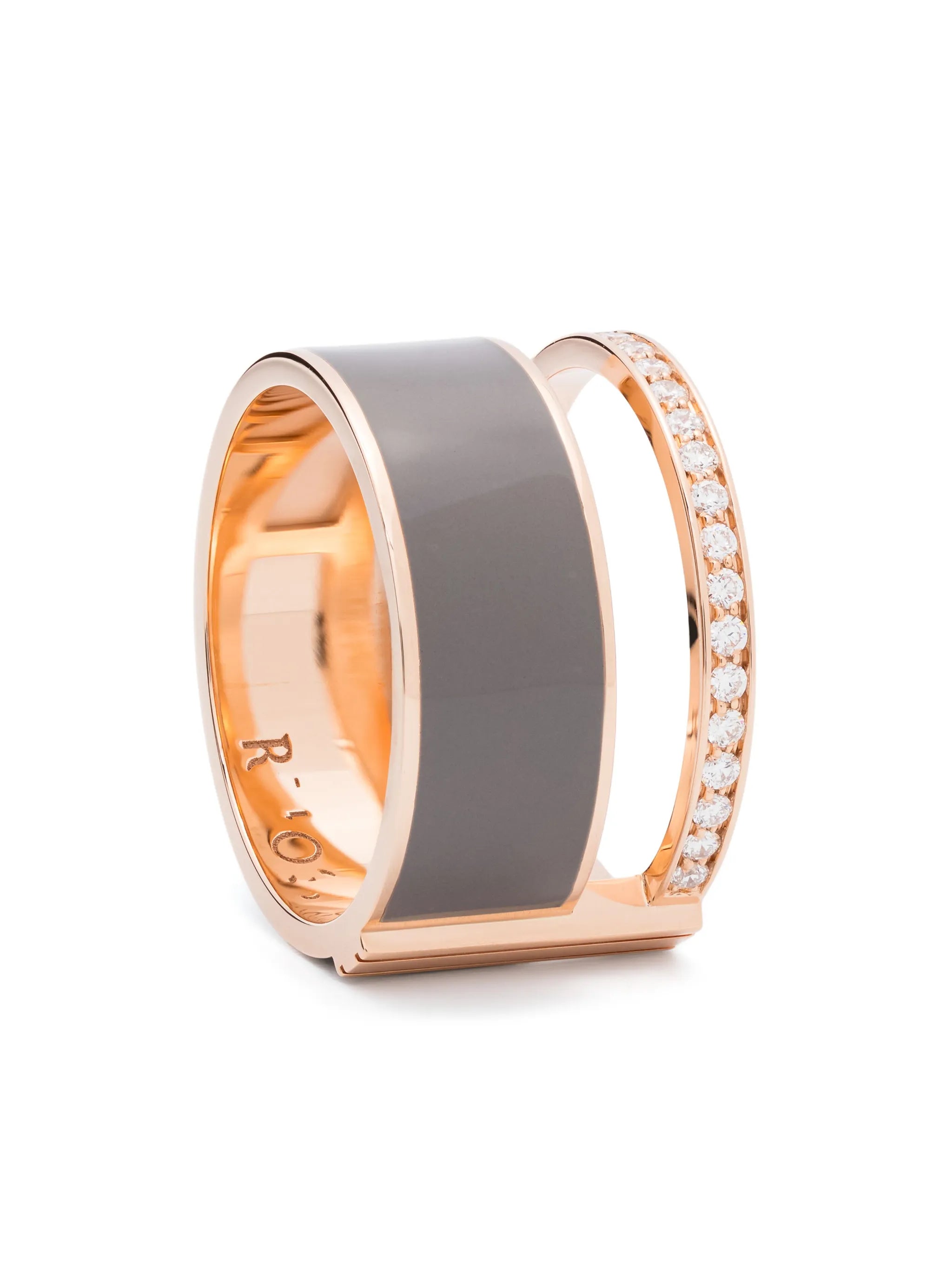 18kt rose gold Berbere diamond ring