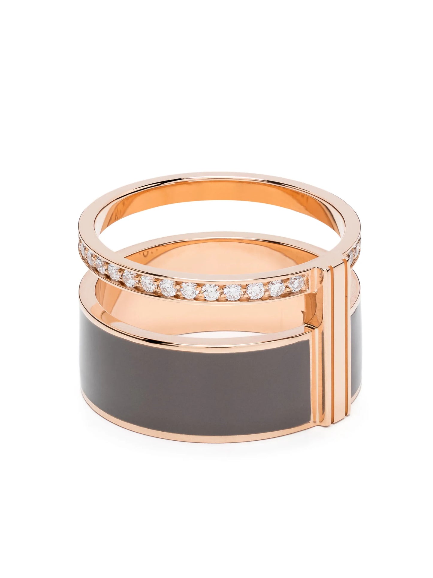 18kt rose gold Berbere diamond ring