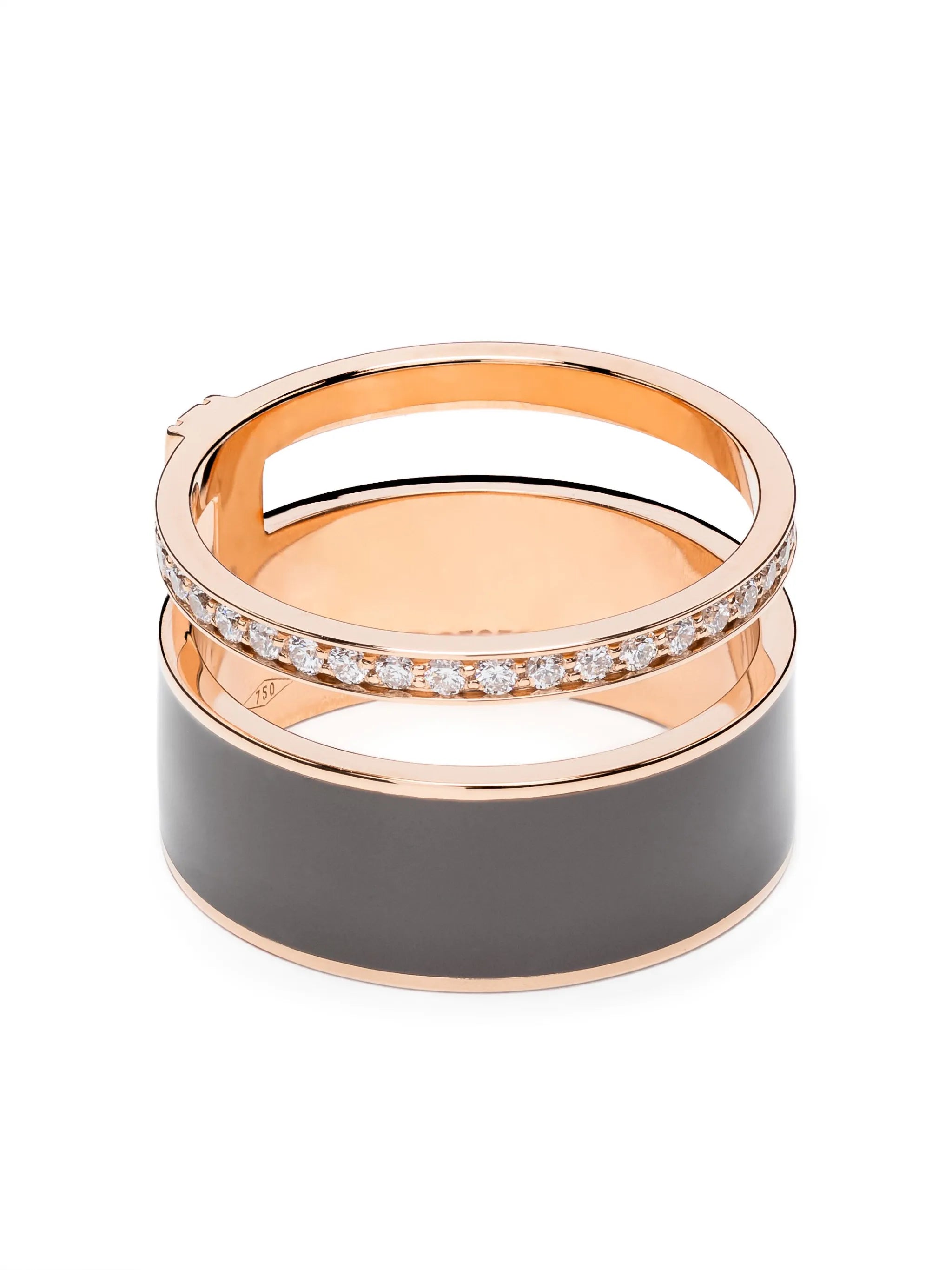 18kt rose gold Berbere diamond ring