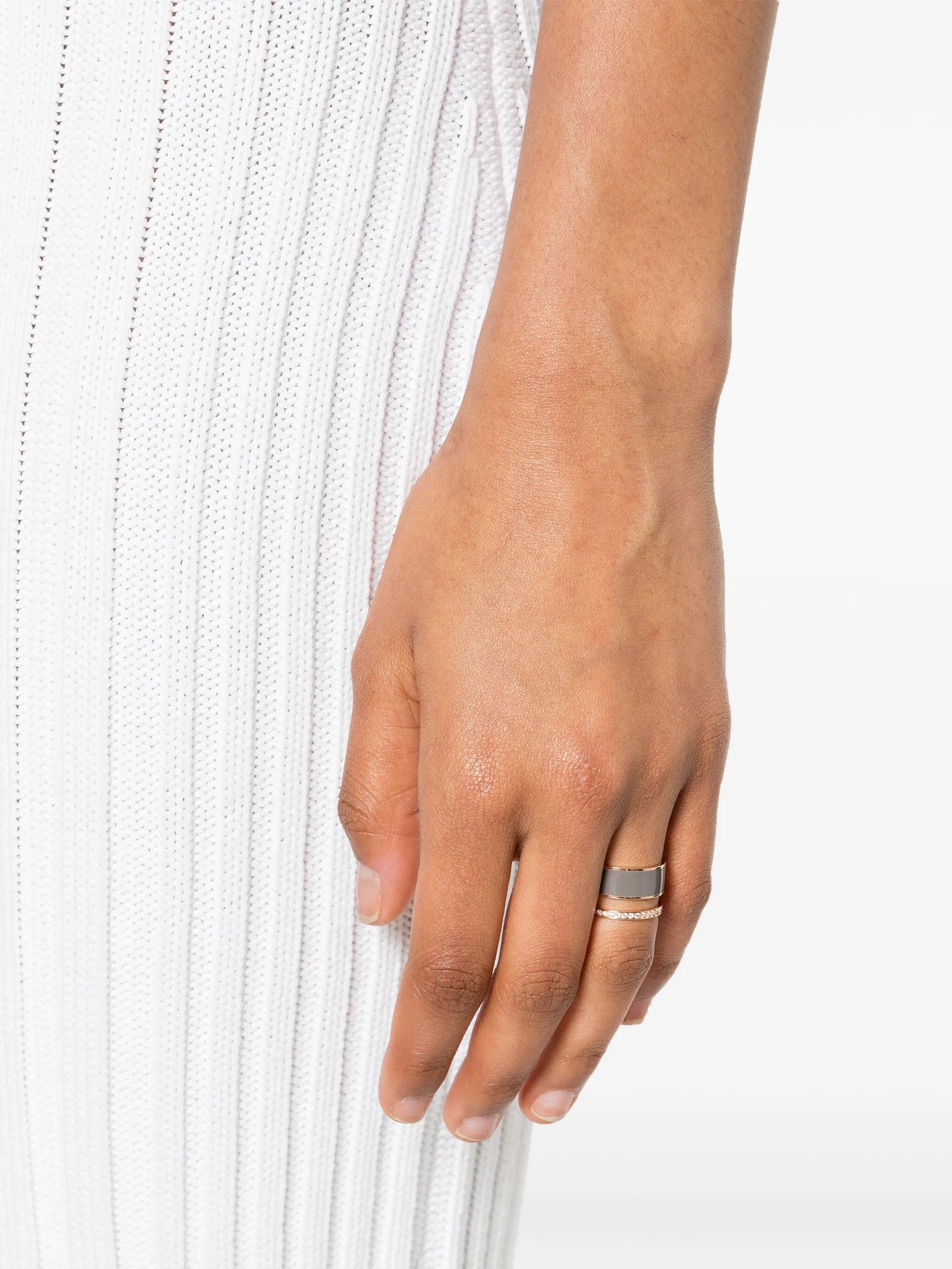 18kt rose gold Berbere diamond ring