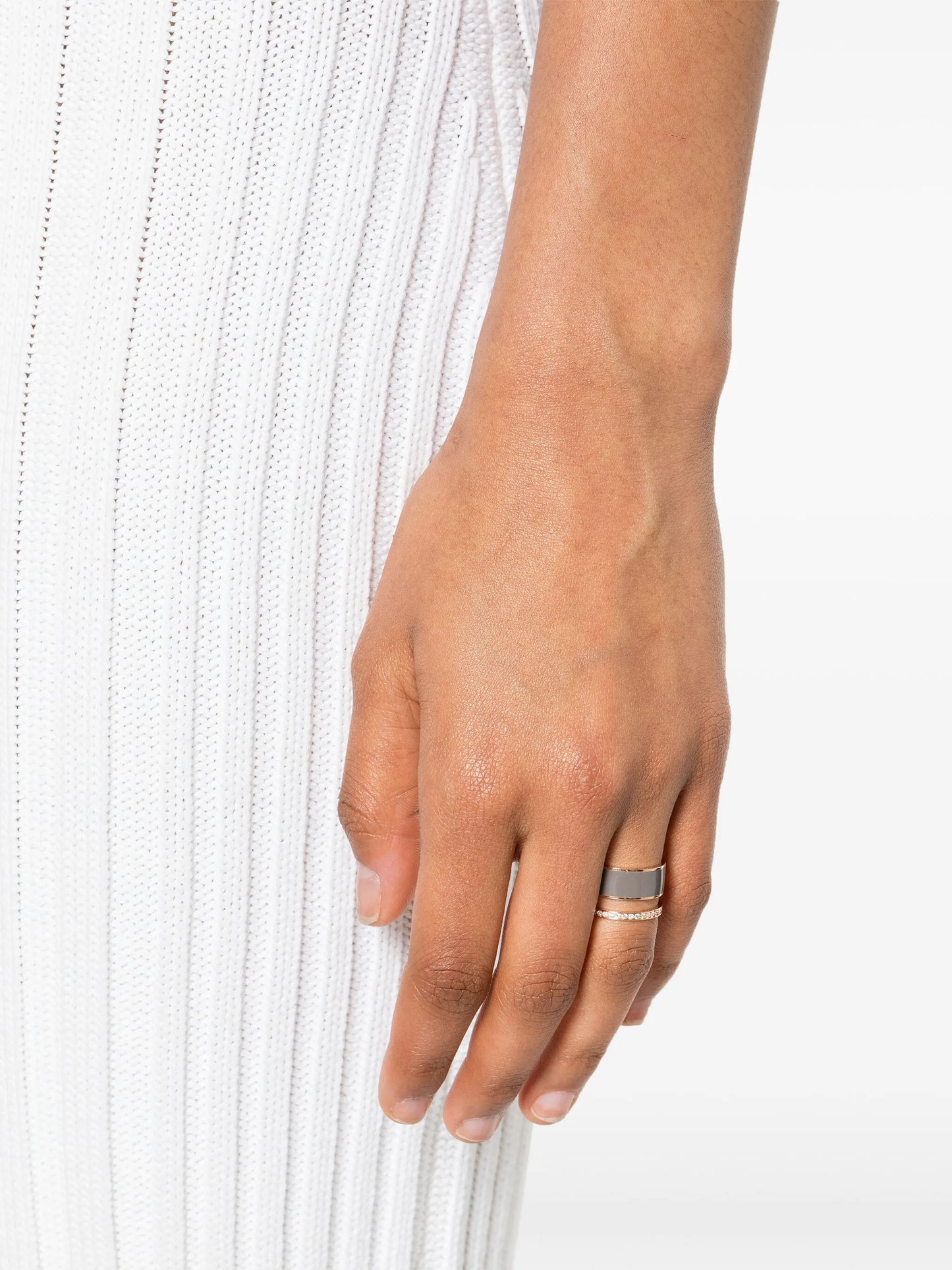 18kt rose gold Berbere diamond ring