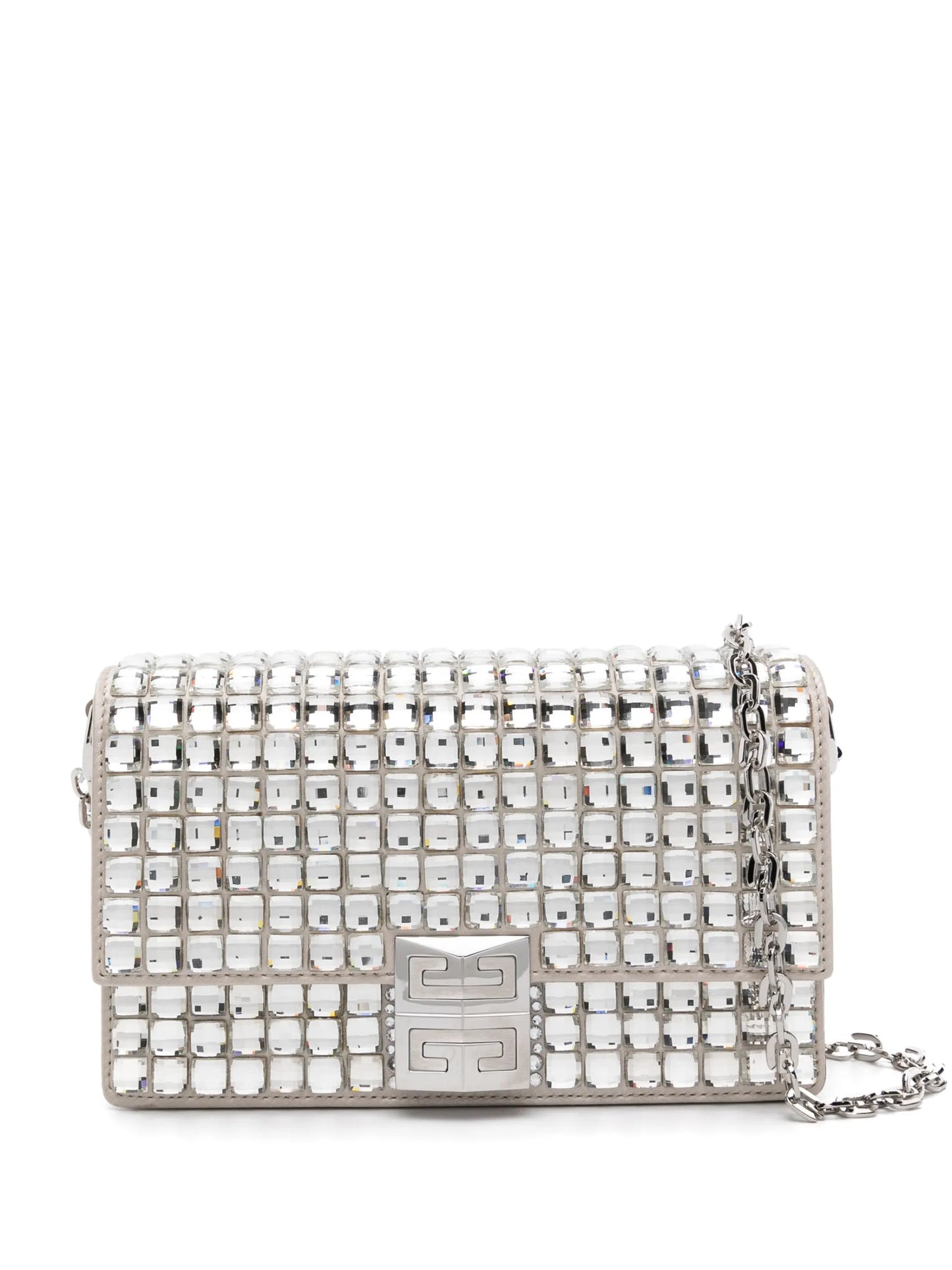 4G crystal-embellished crossbody bag