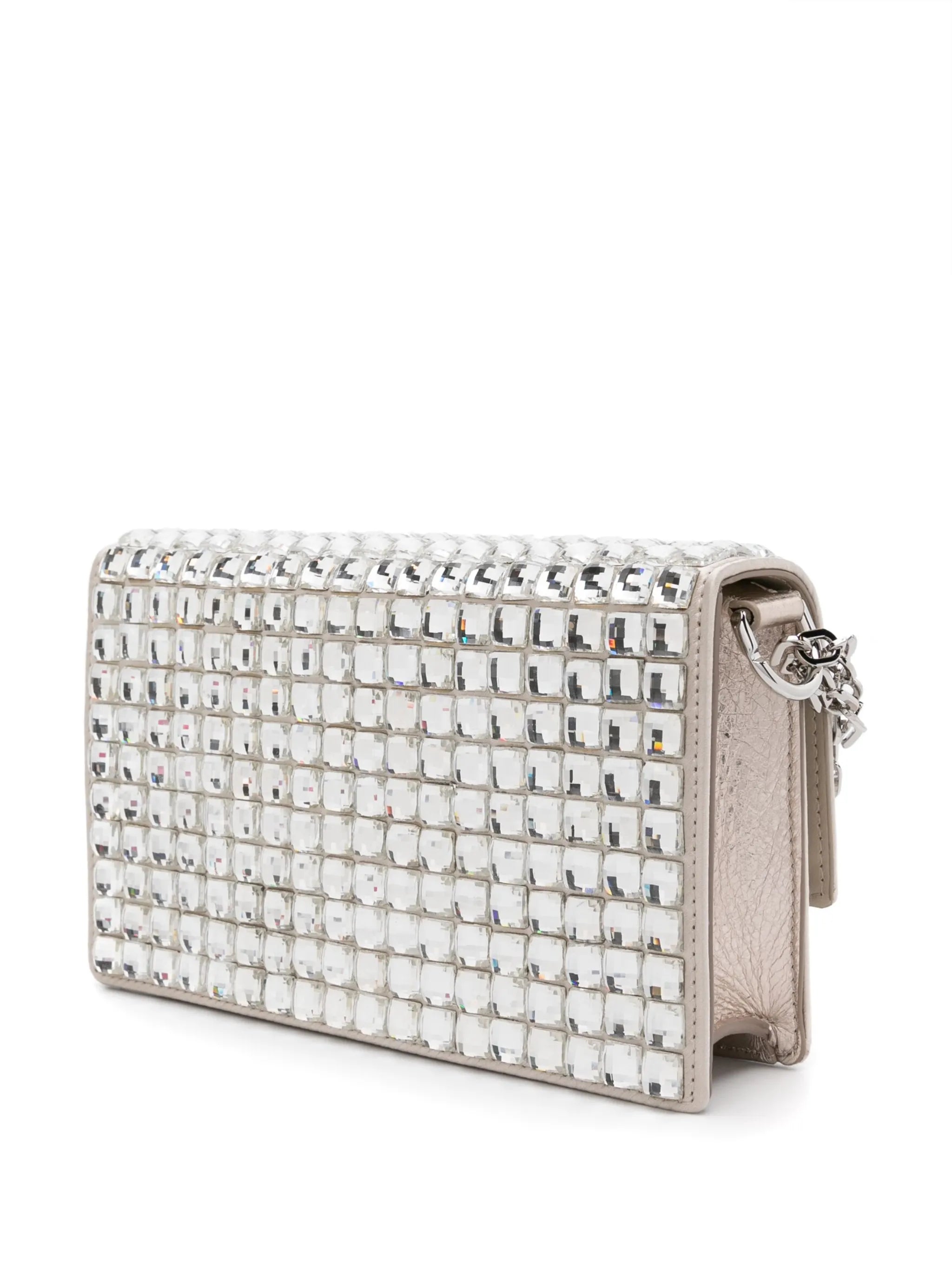 4G crystal-embellished crossbody bag