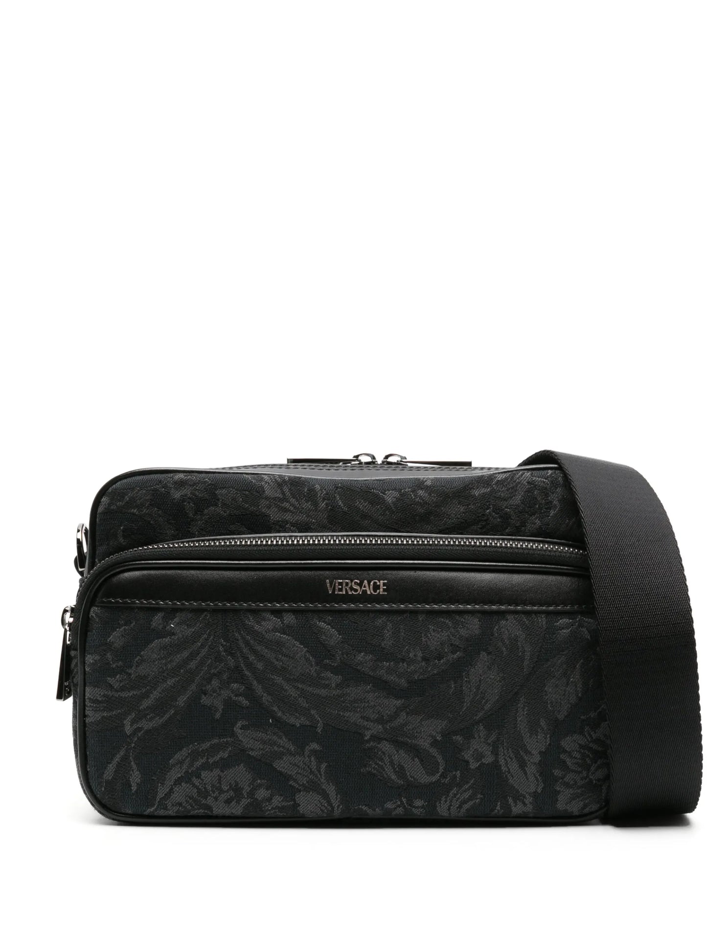 Athena Barocco-print messenger bag