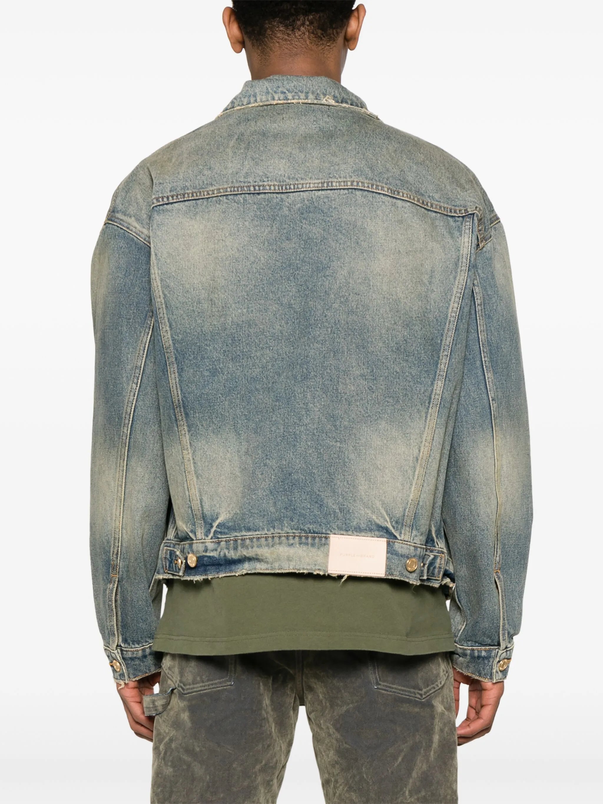 P027 Oversized denim jacket