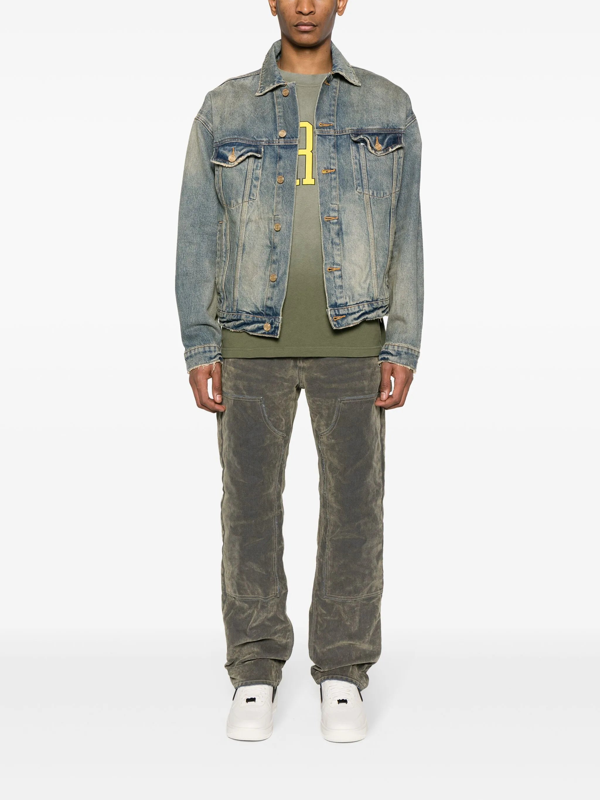 P027 Oversized denim jacket