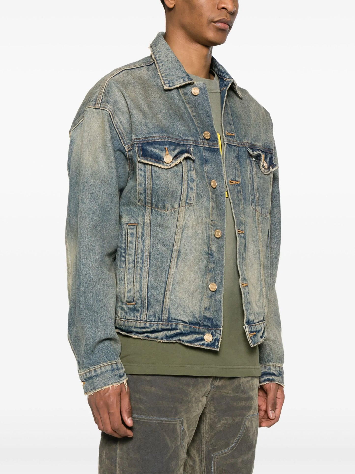 P027 Oversized denim jacket