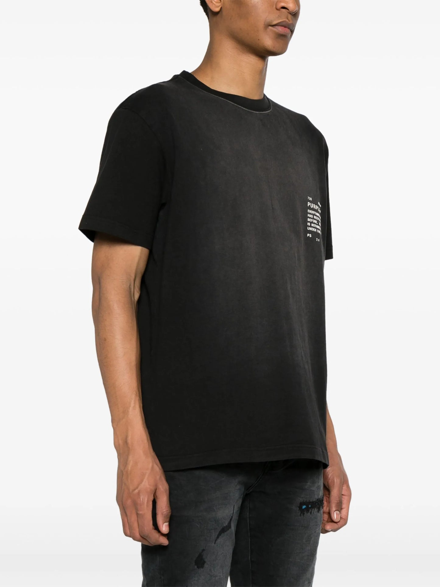 slogan-print cotton T-shirt