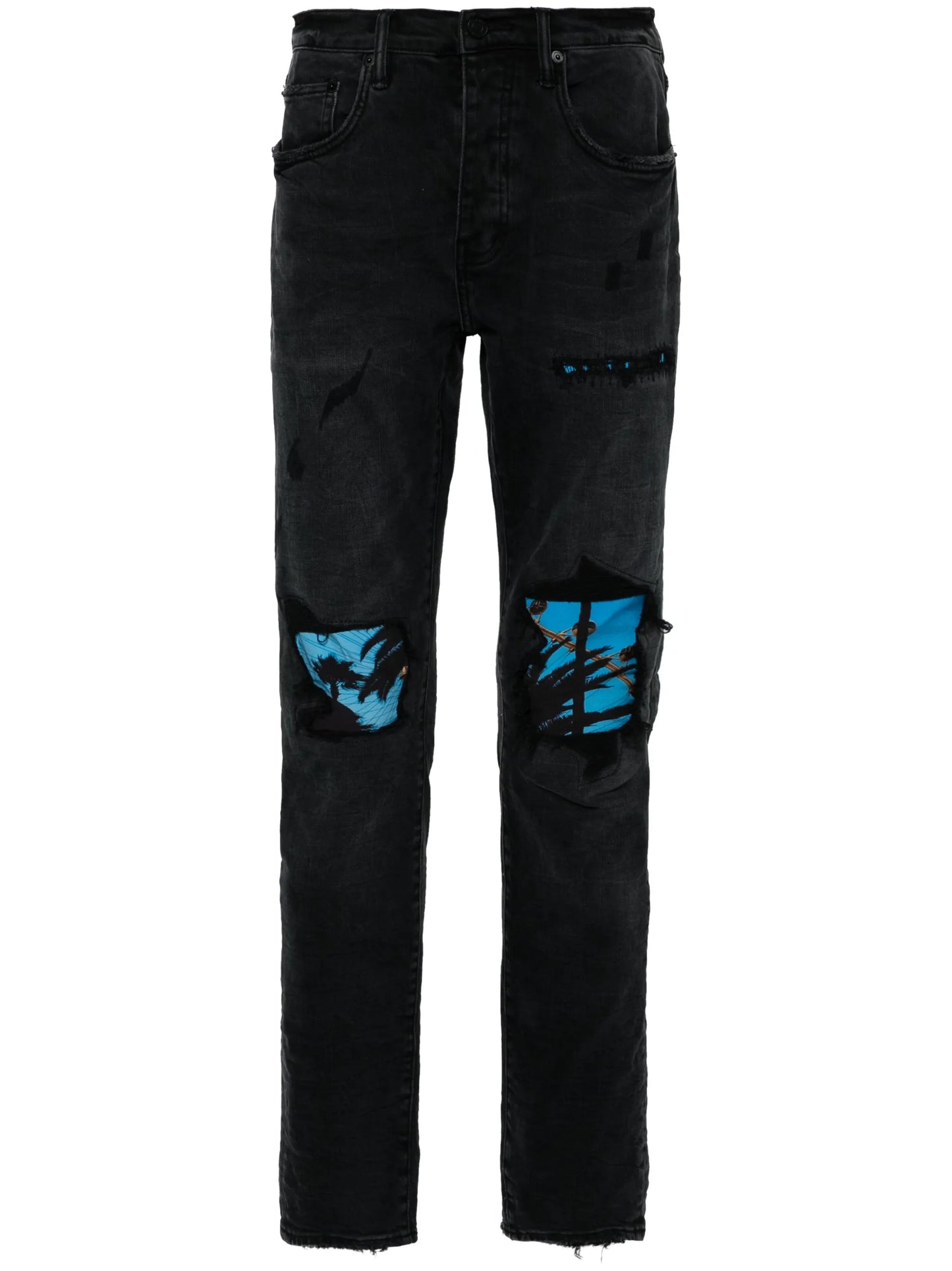 x Blue Sky low-rise slim-leg jeans