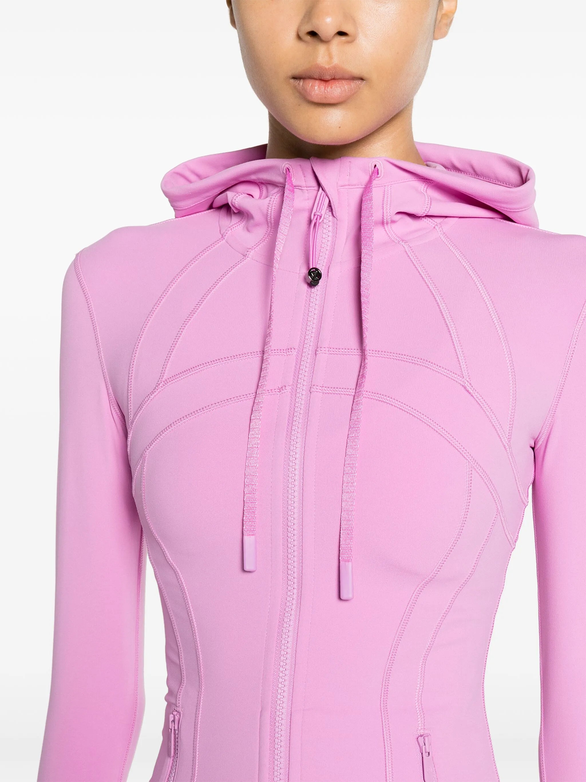 Define panelled cropped jacket